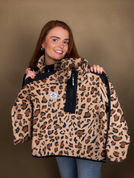 Sienna Leopard kids fleece SIZE UP