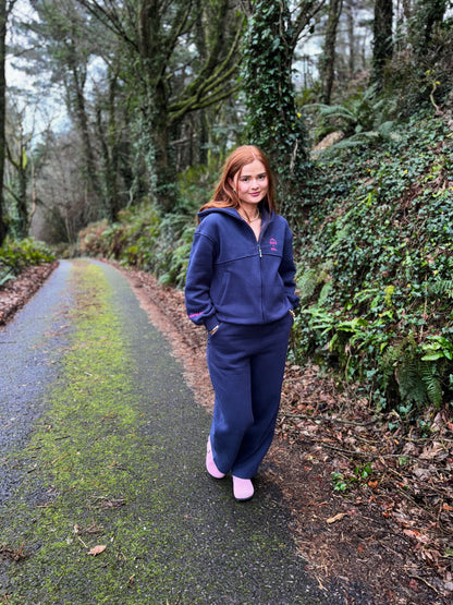 Navy KML x USCO LIMITED EDITION Fleece line set *size down*