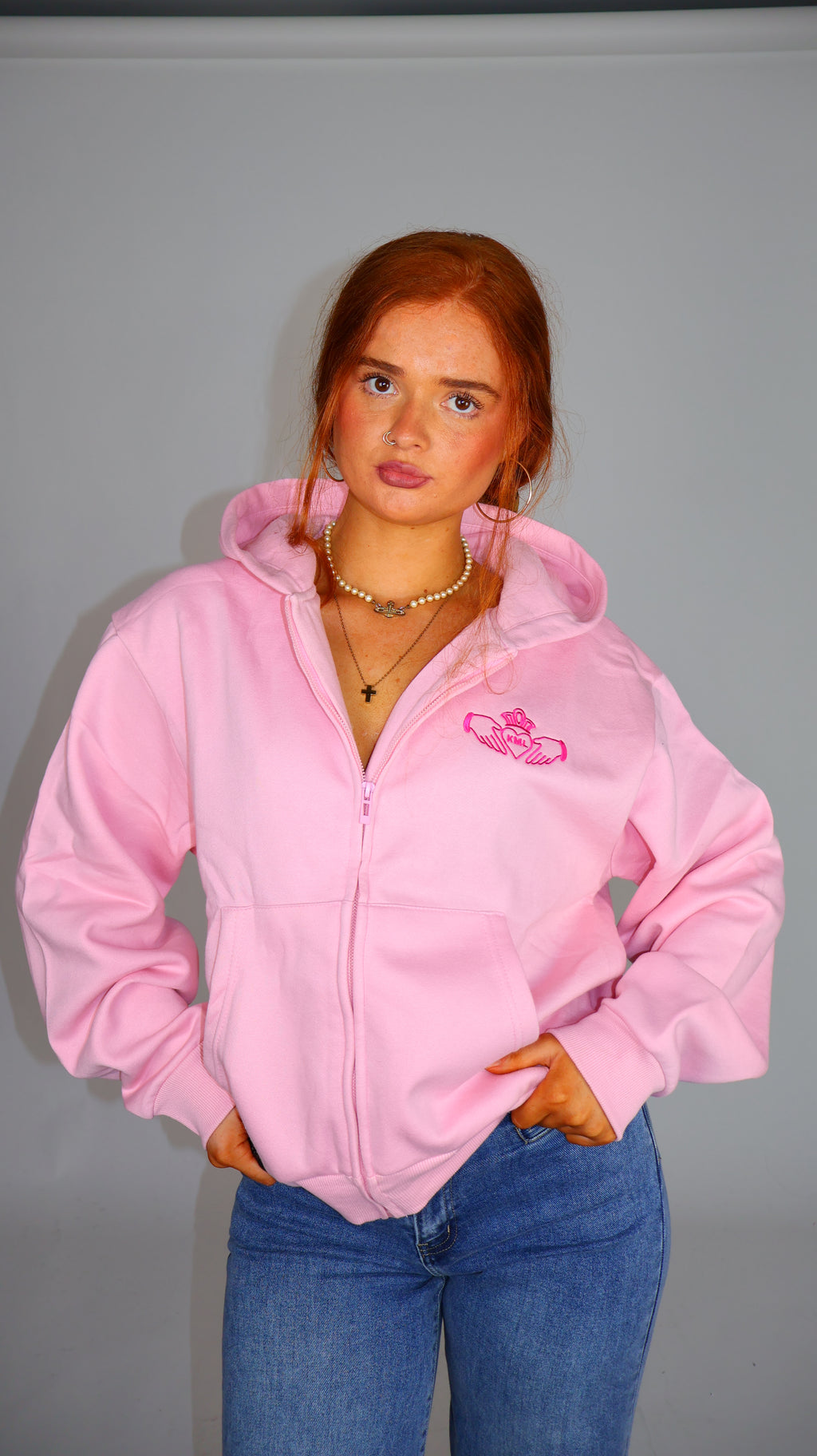 Bláthnaid Claddagh Fleece Hoodie