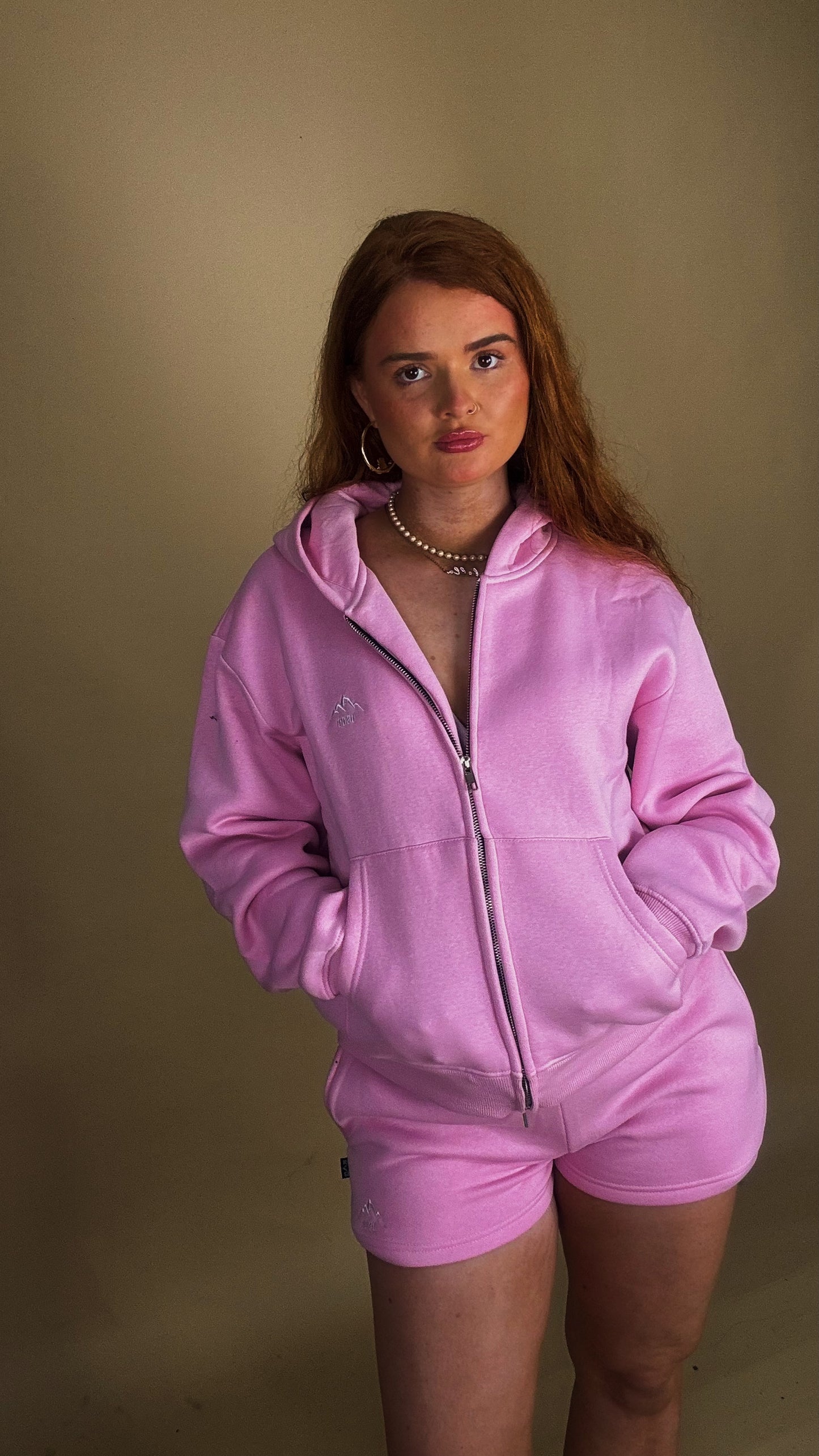 *shorts set* Presley 80% cotton fleece line set.