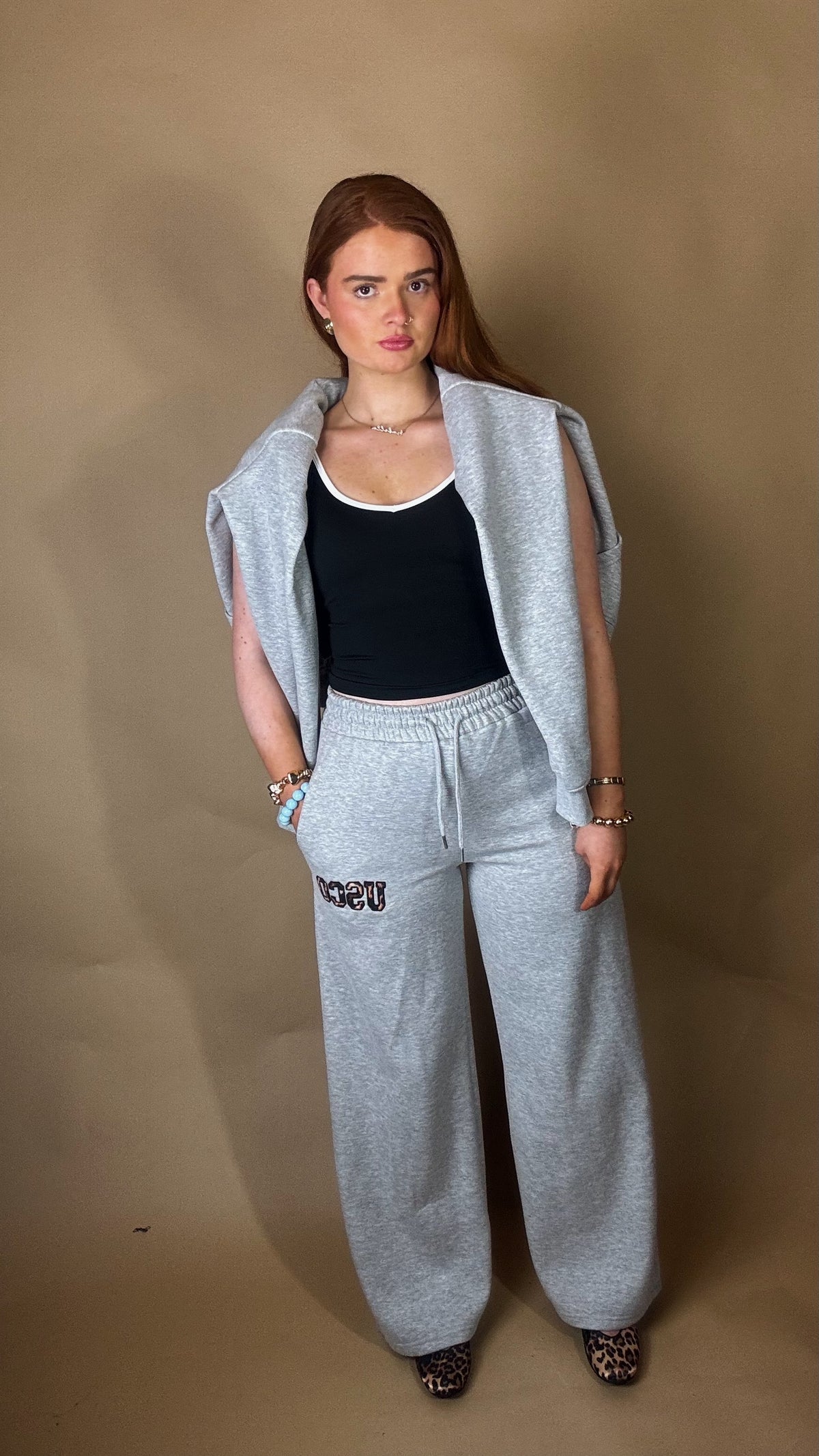 Becca 80% cotton SET fleece line set *oversize, size down*