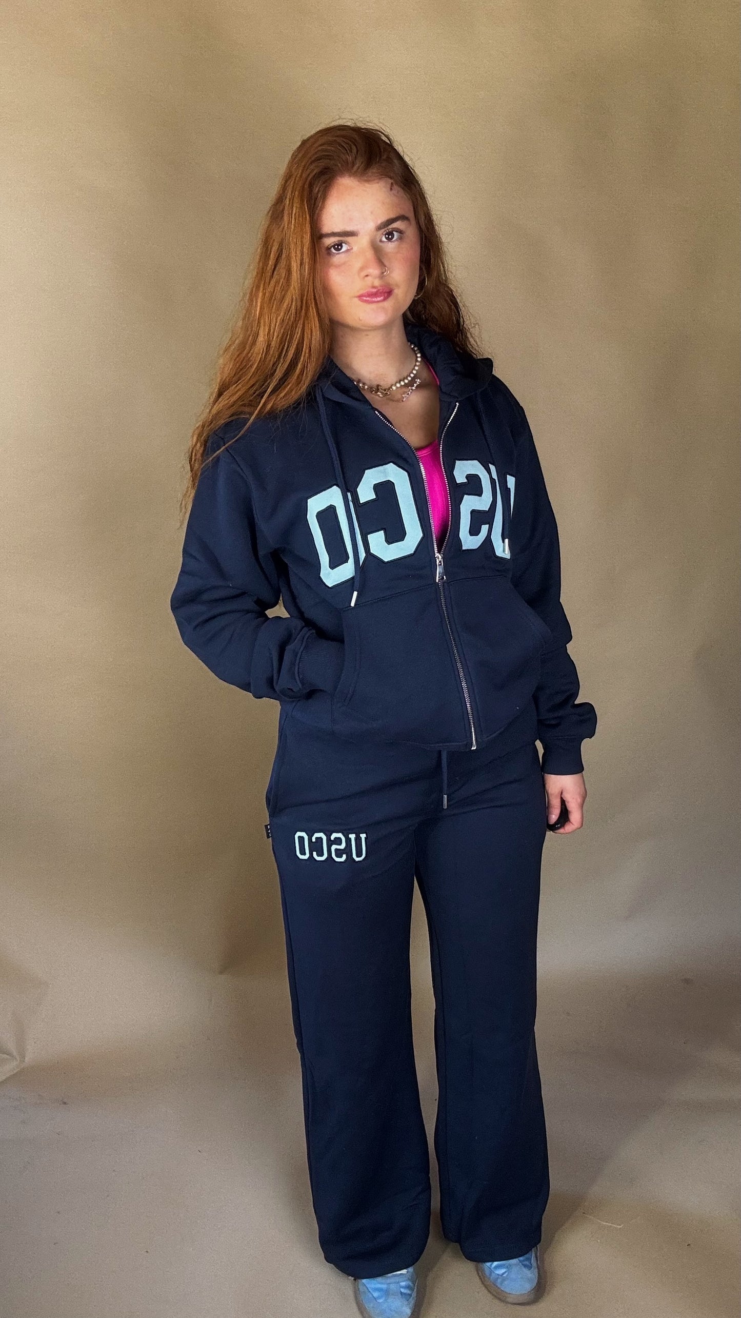 Alyssa 80% cotton SET fleece line set *oversize, size down*