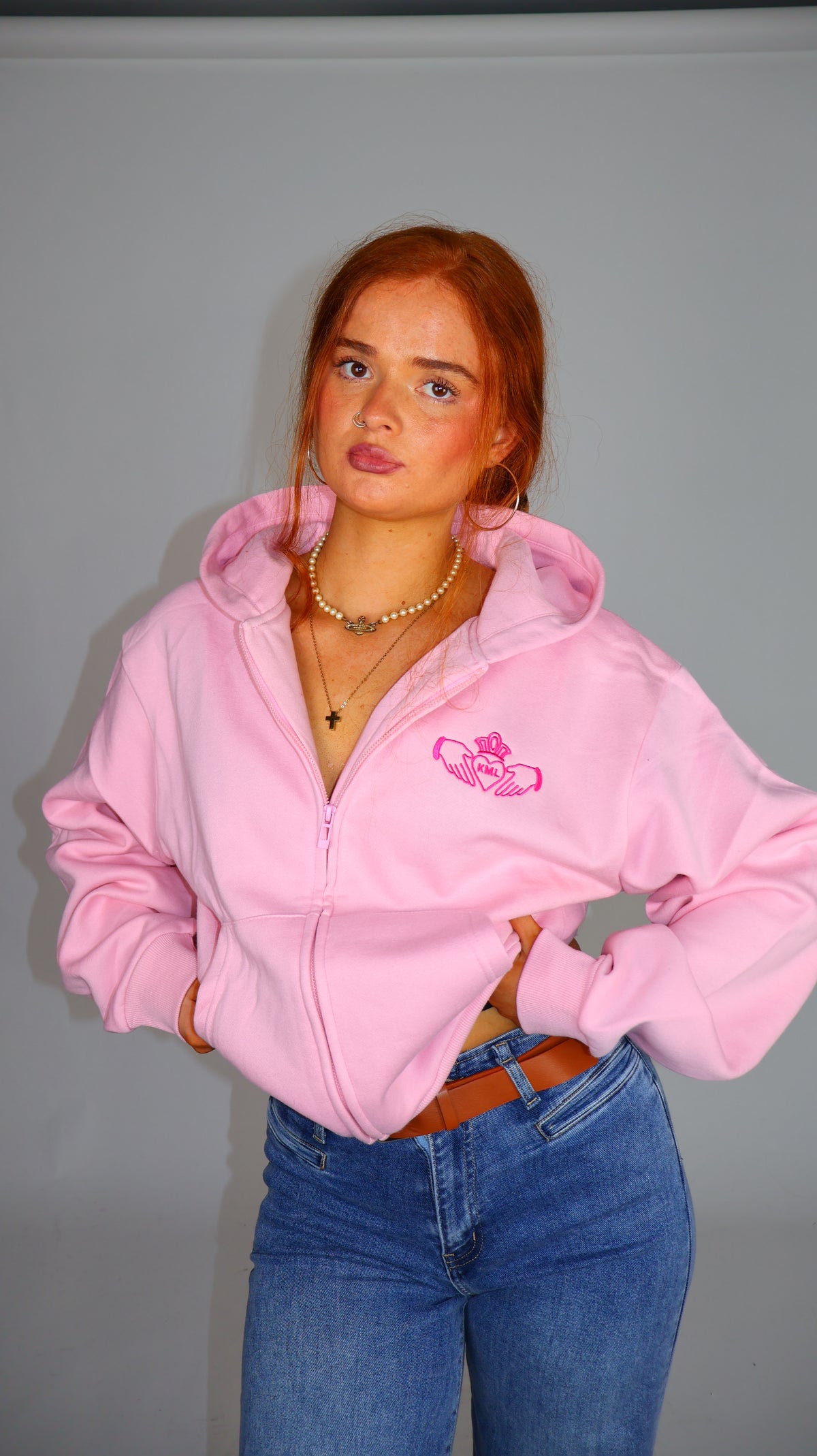 Bláthnaid Claddagh Fleece Hoodie