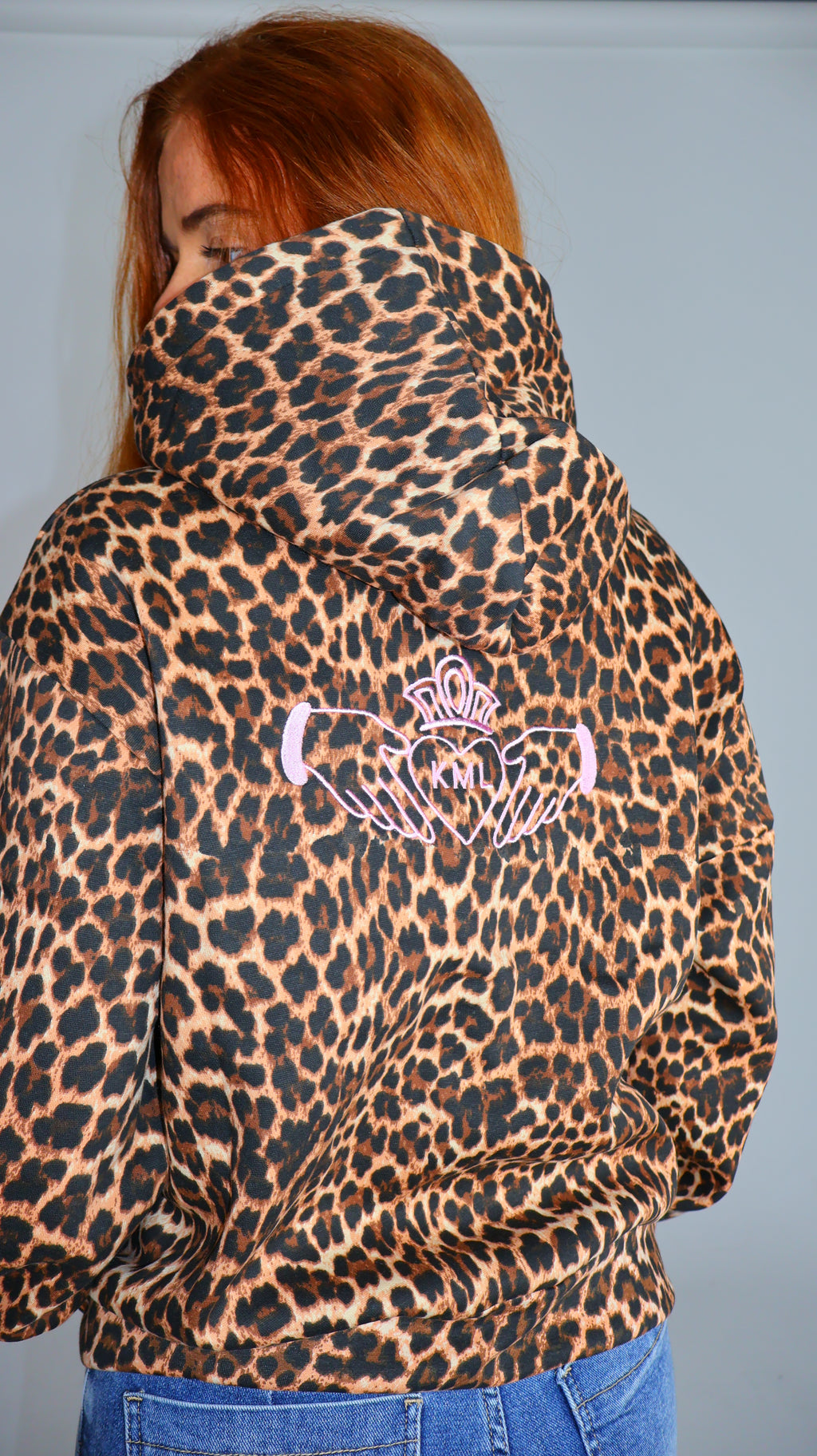 Doireann Claddagh Leopard Hoodie