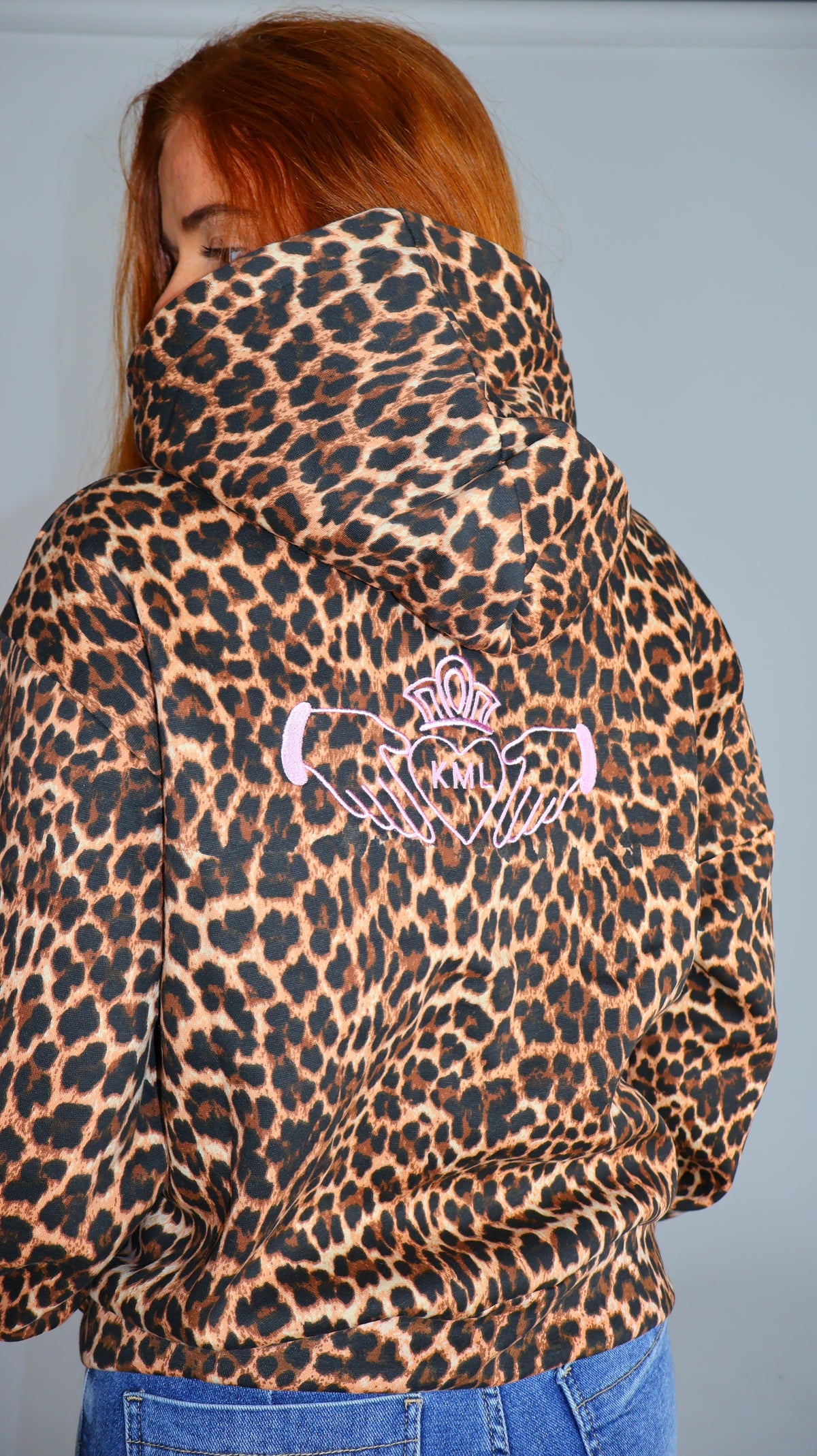 Doireann Claddagh Leopard Hoodie