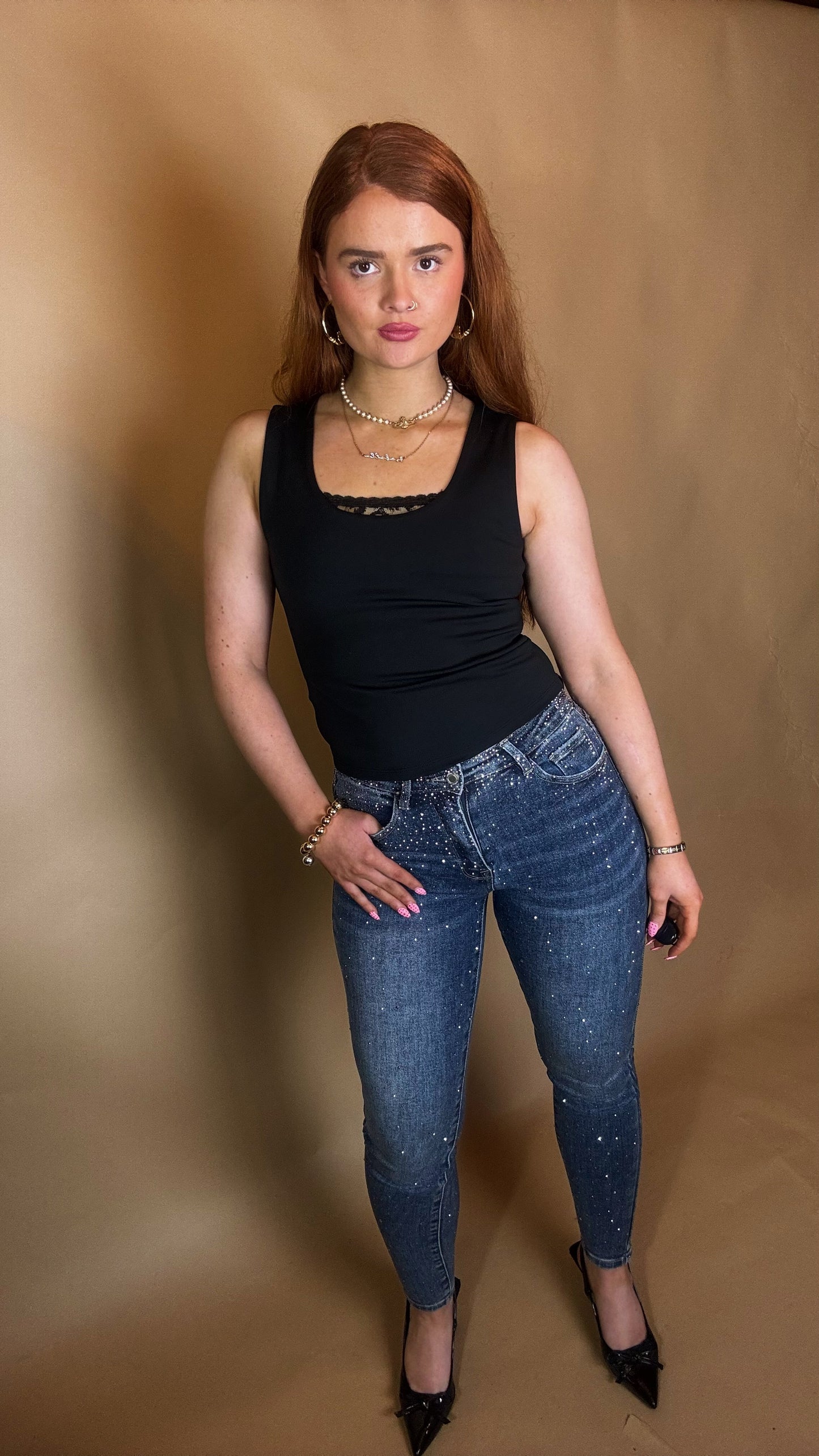 Exclusive Push Up Diamonte Jean