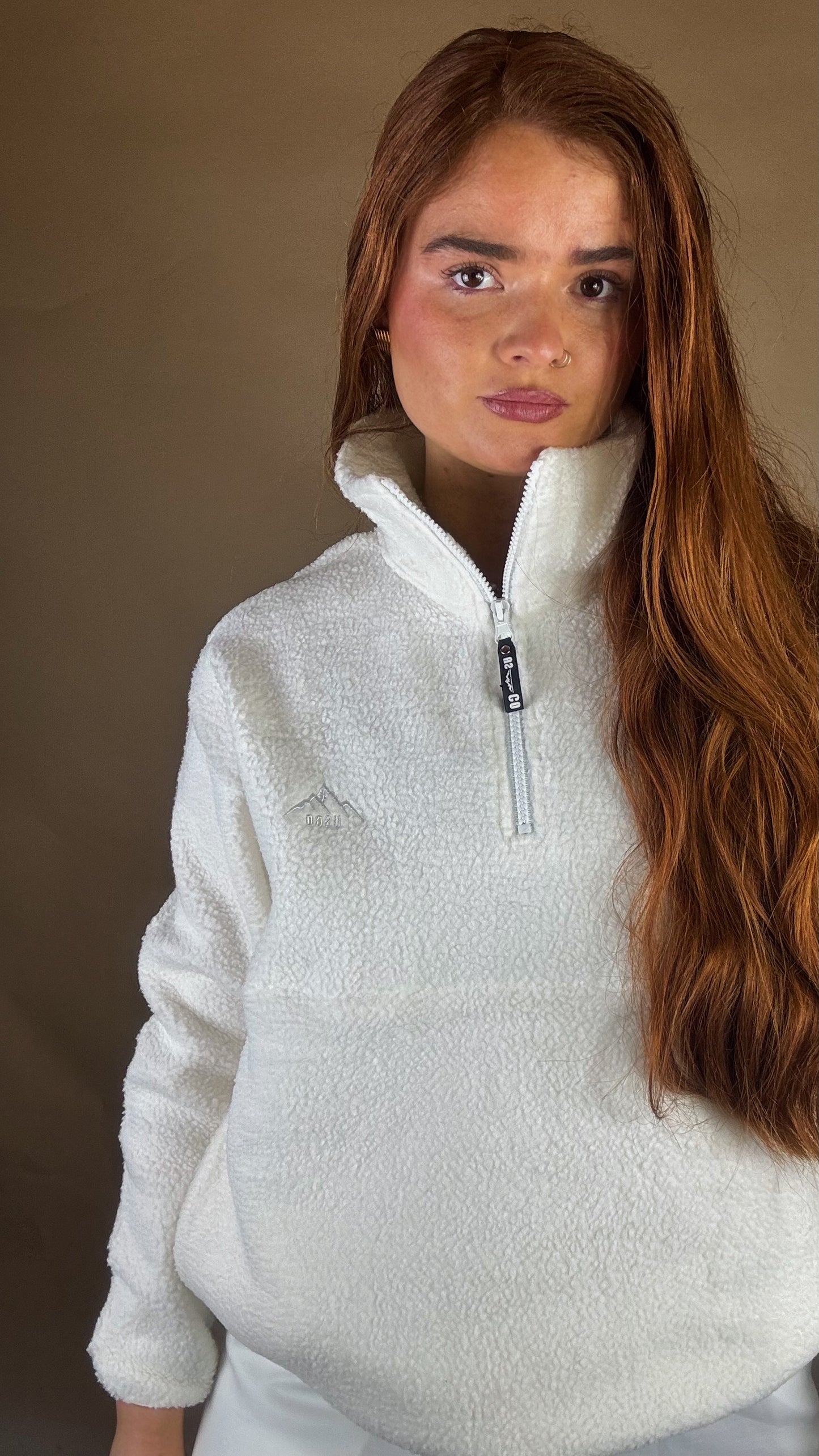 Isla Half Zip + pockets + drawstring