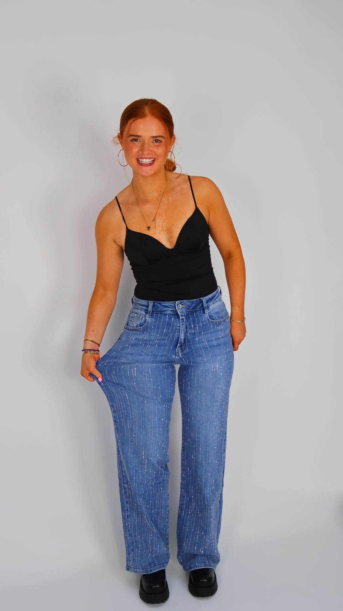 Cathy Sparkle Super Stretch denim jeans