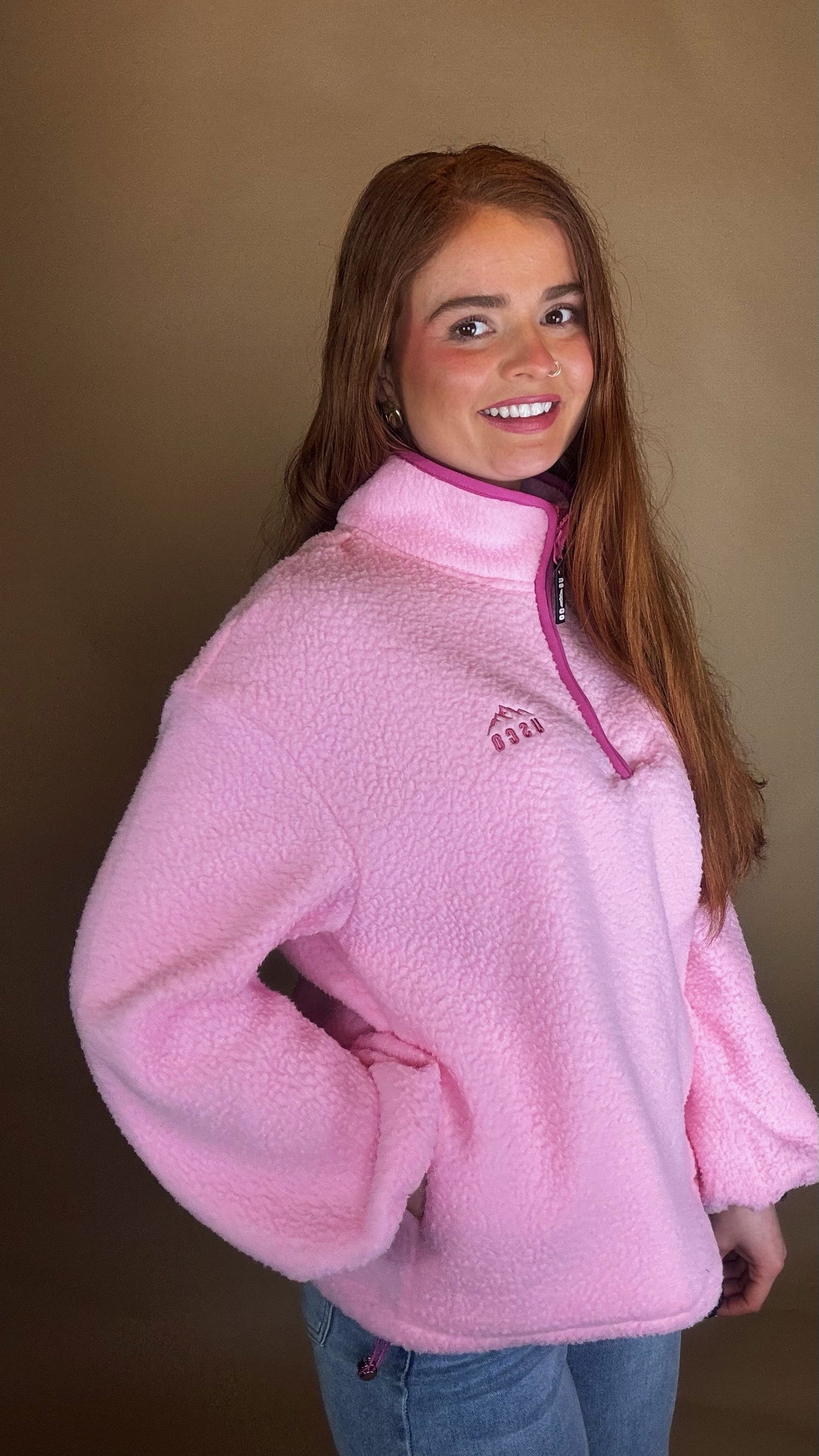 Megan super soft fleece Balloon sleeve *size down* Pockets & draw string