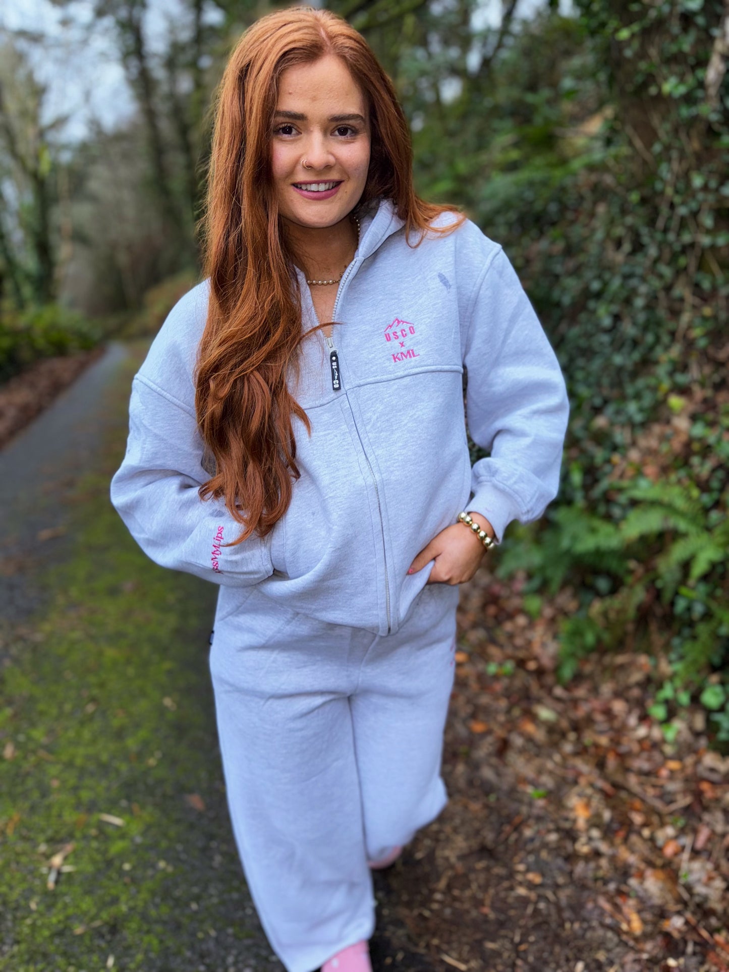 Grey KML x USCO LIMITED EDITION Fleece line set *size down*