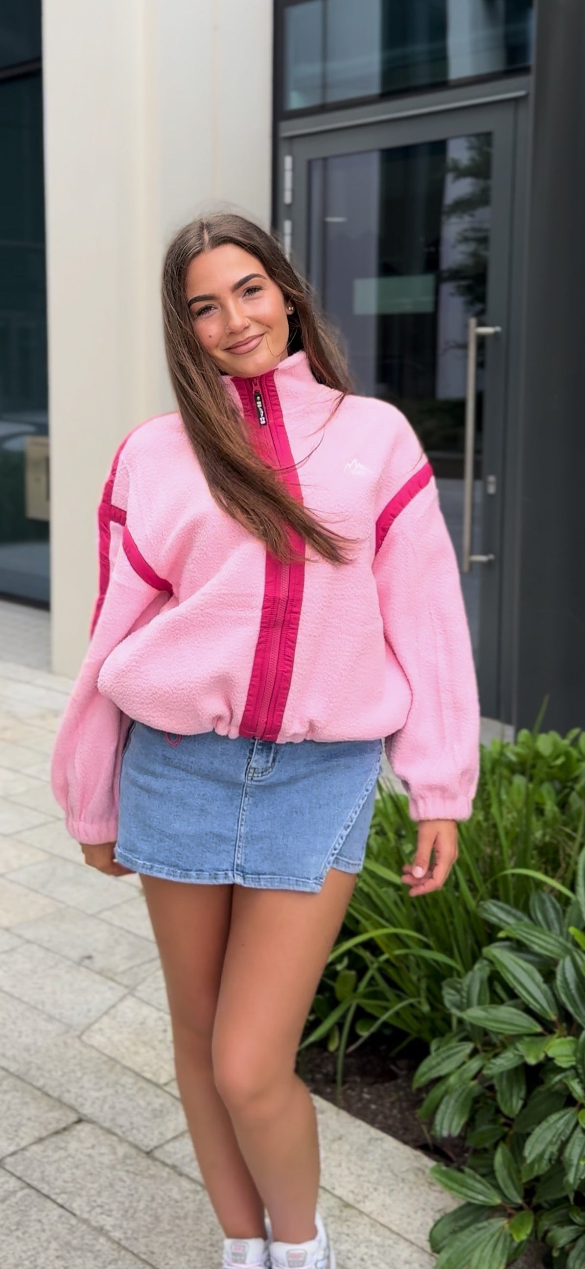 Olivia Full Zip Fleece. Pockets + Drawstring)