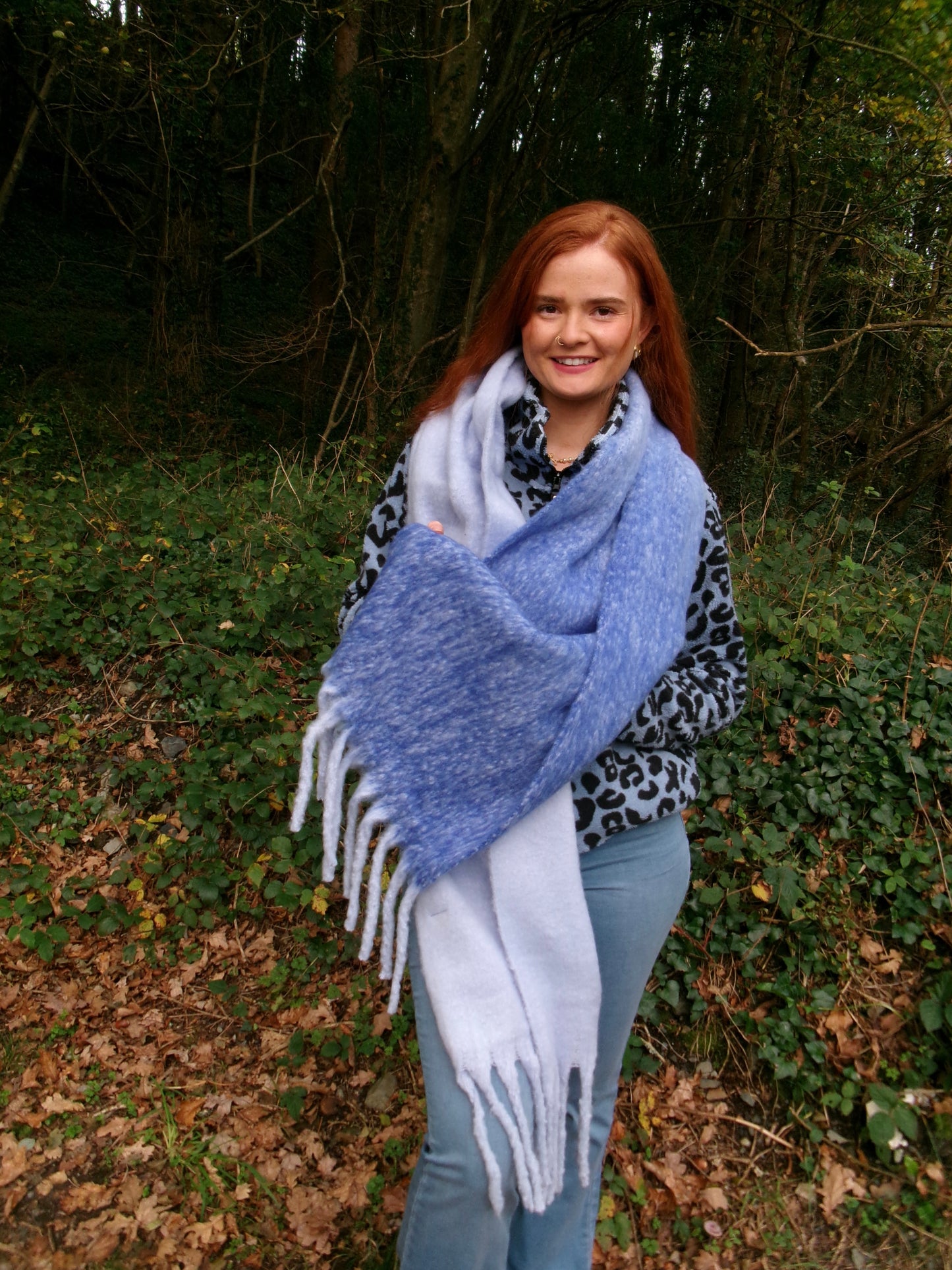 Aimee recycled fabric thick scarf