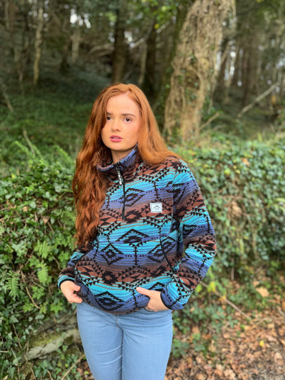 Evie Winter fleece with pockets and drawstring *ultra, ultra soft*