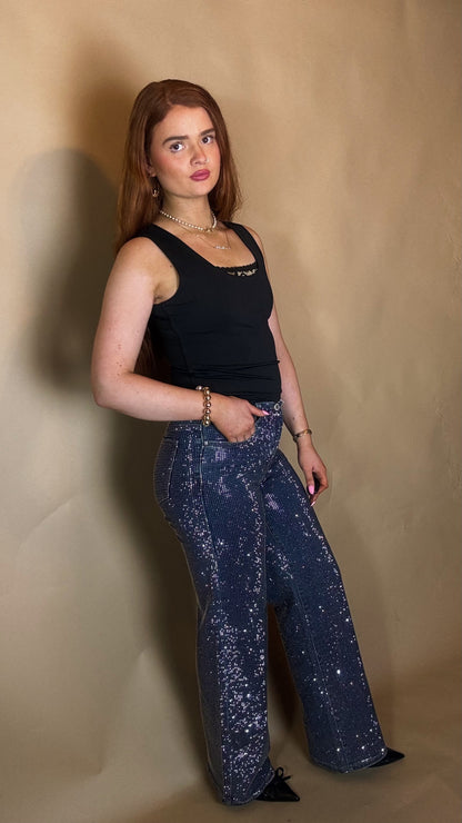Winnie Diamonte EmbeddedSuper Stretch Jeans.