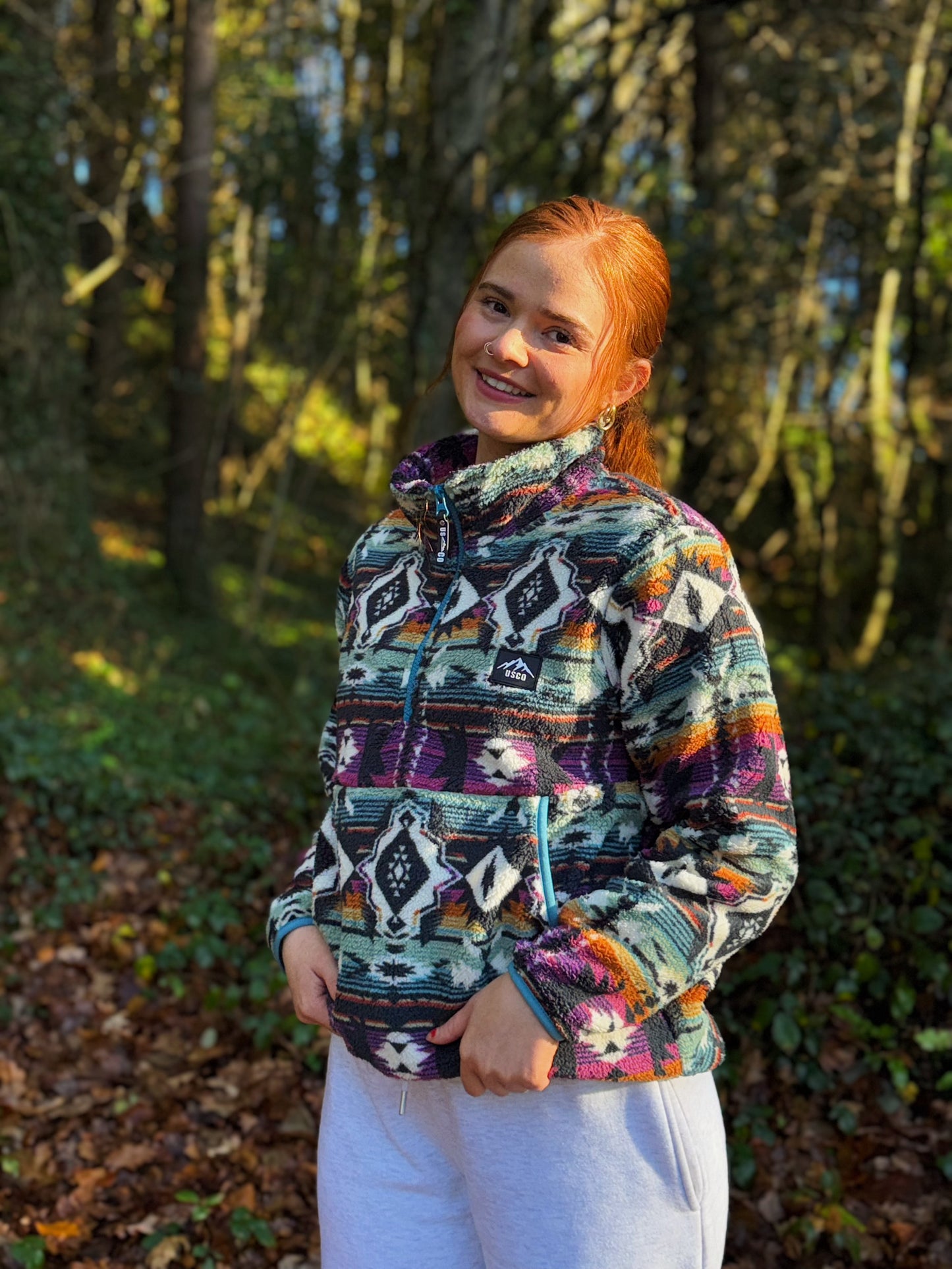 Roxie Winter fleece draw string & pocket *ultra soft*