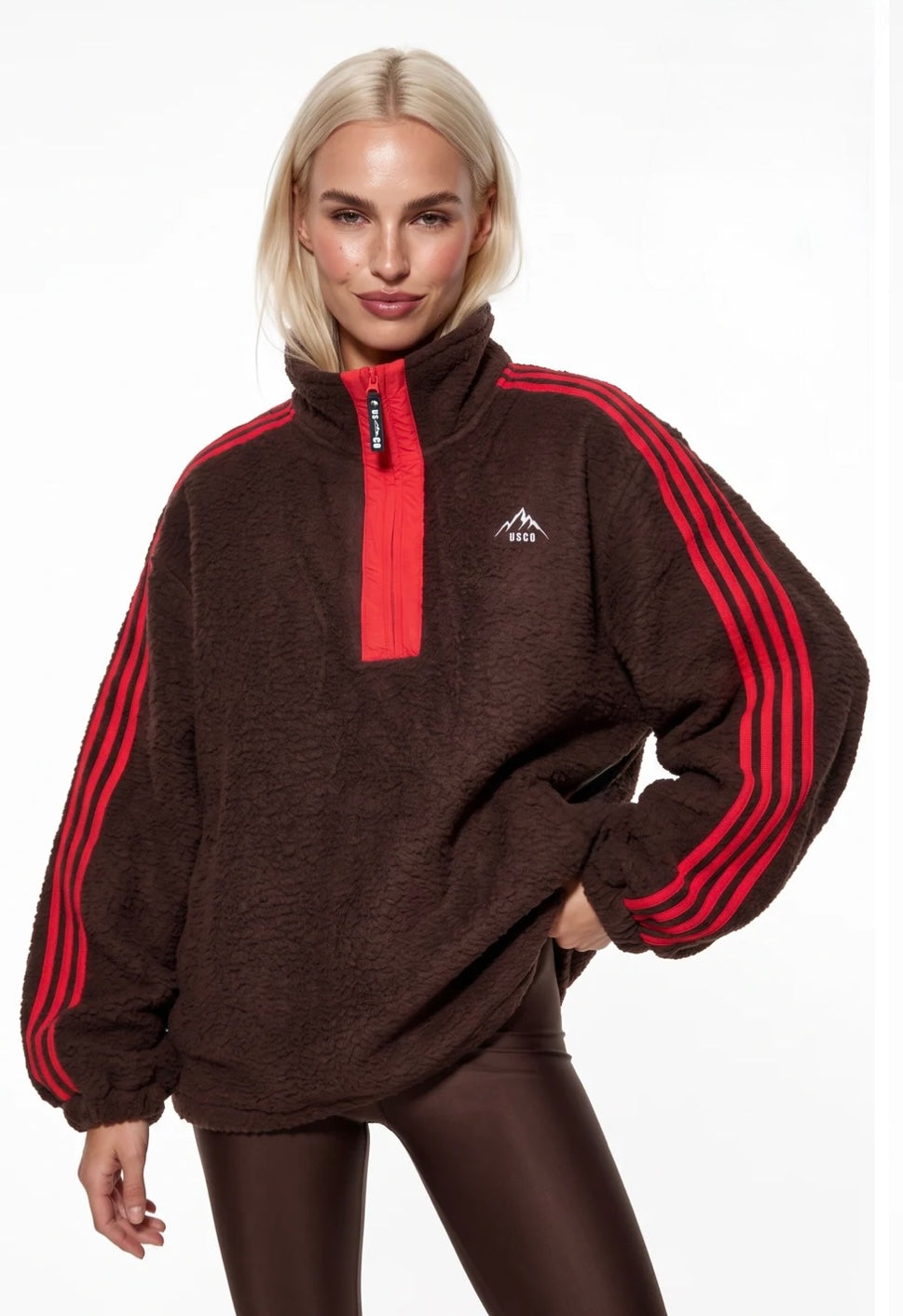 Kate Oversize Fleece. Pockets + drawstring