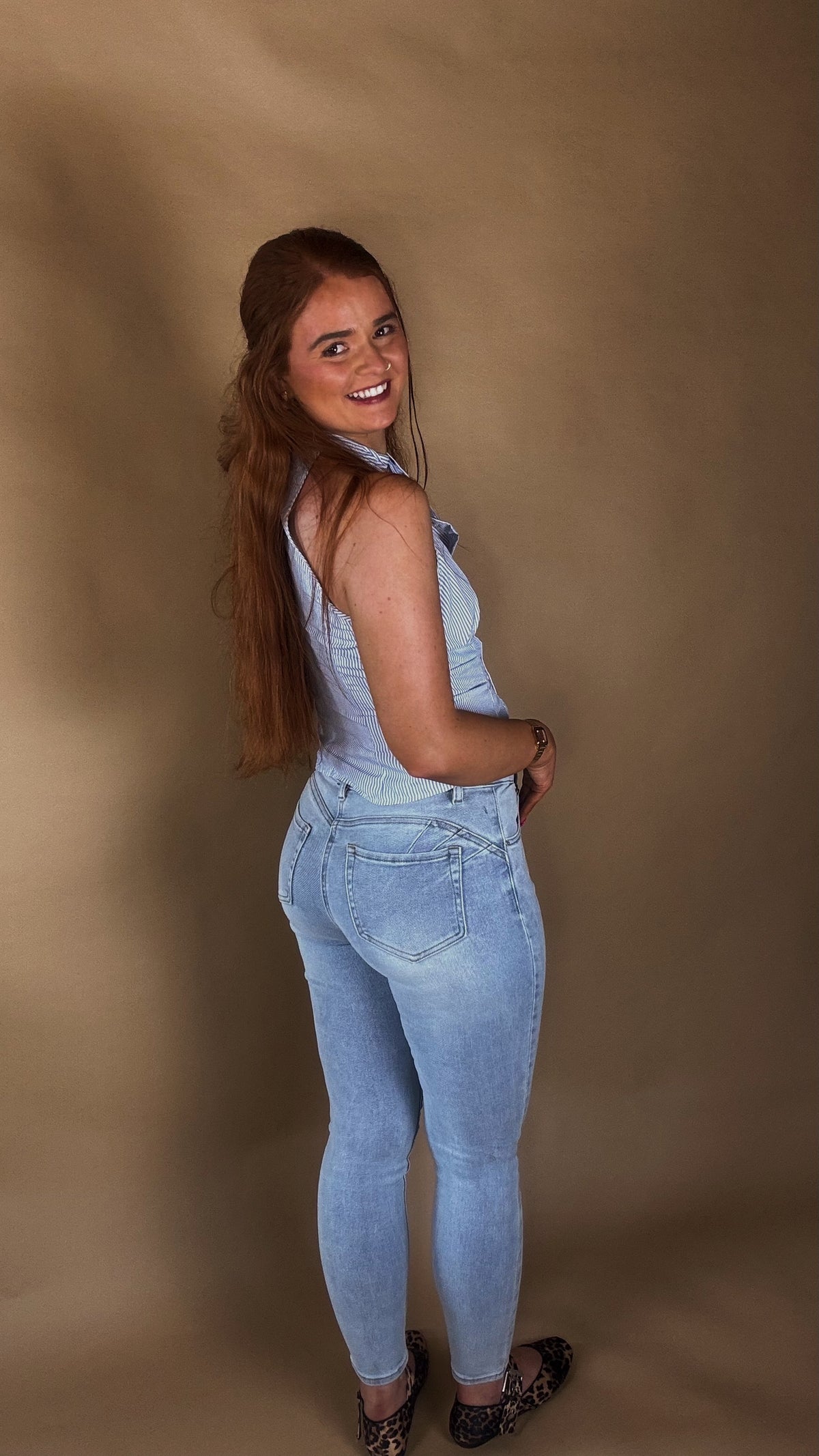 Paige Super Stretch Push up premium denim skinny Jean