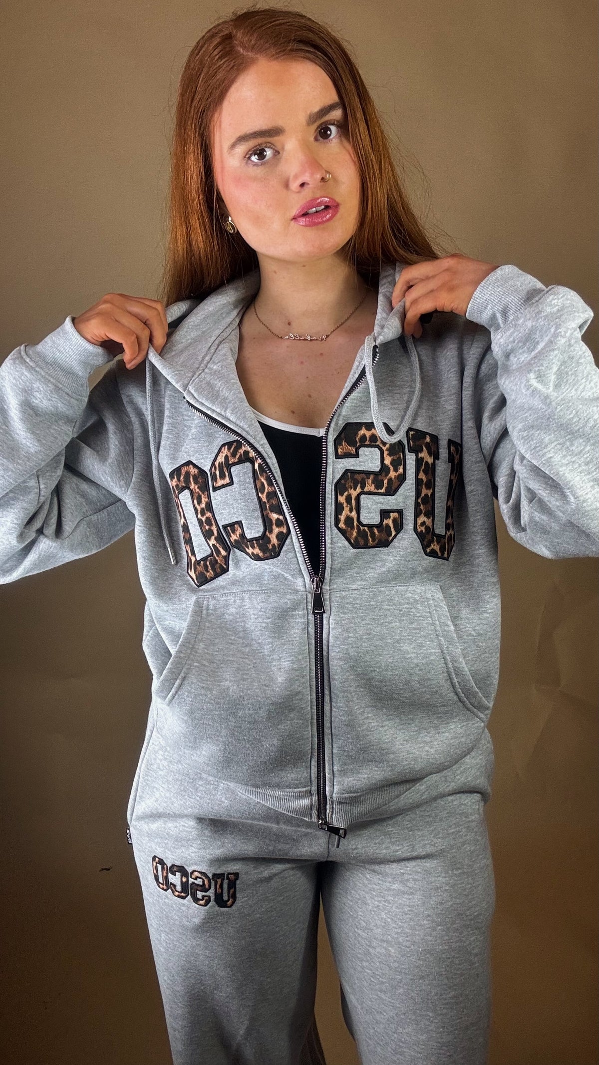 Becca 80% cotton SET fleece line set *oversize, size down*