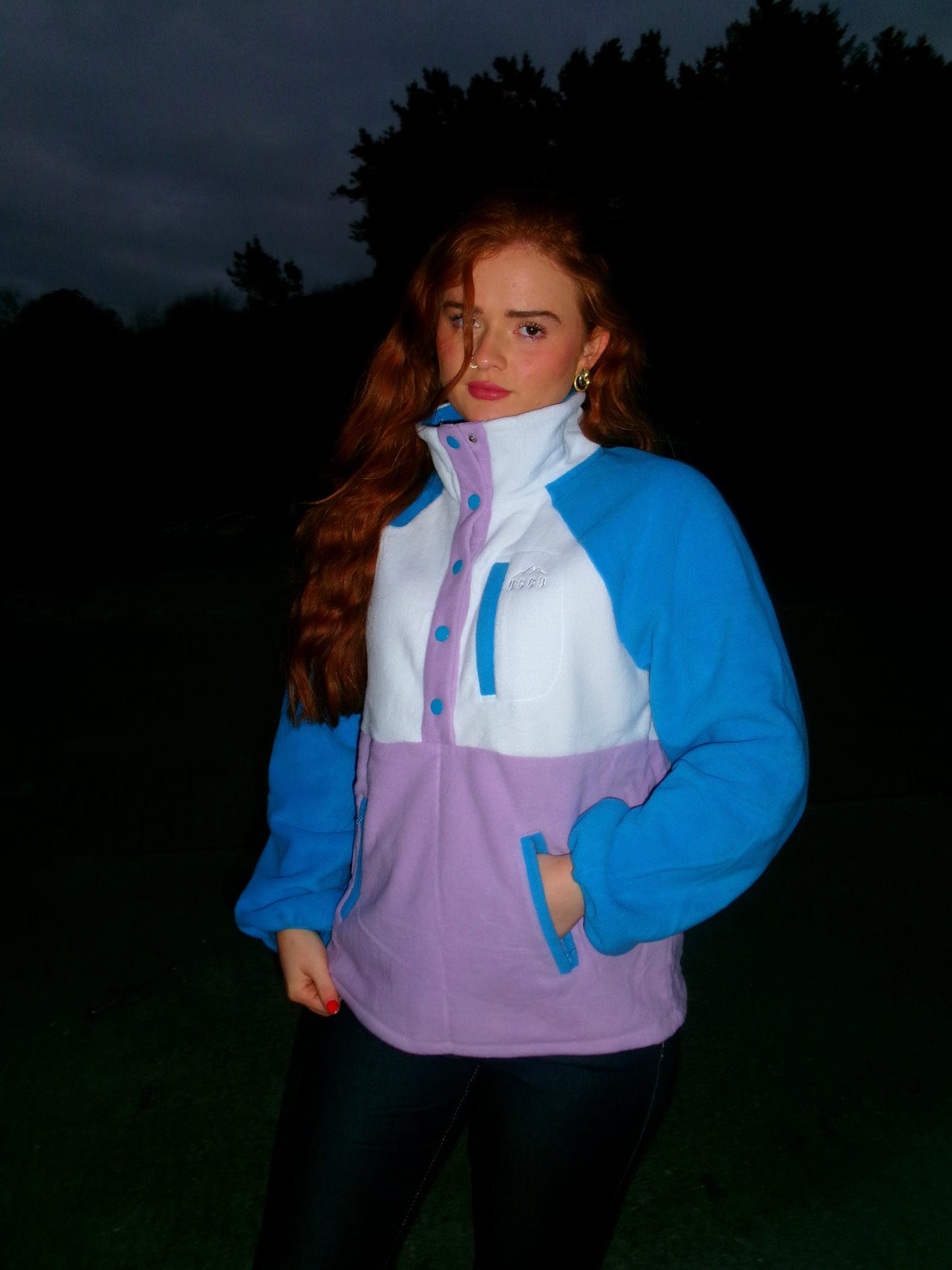 Bethany Ultra Soft fleece! X3 zip pockets & draw string!