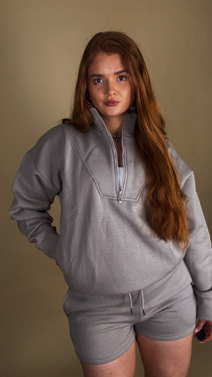 Carley 80% cotton fleece short set