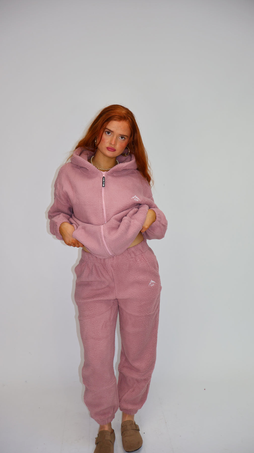 Laila Lavender Fleece Teddy Bear Set