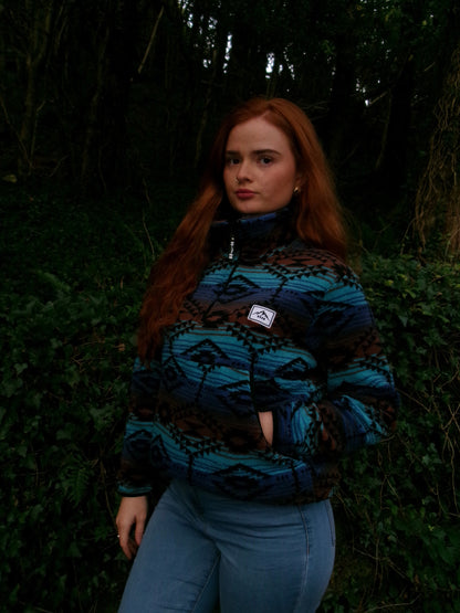 Evie Winter fleece with pockets and drawstring *ultra, ultra soft*