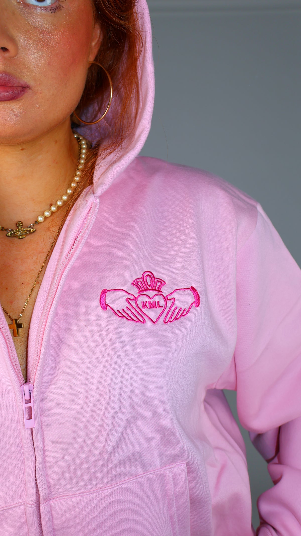 Bláthnaid Claddagh Fleece Hoodie