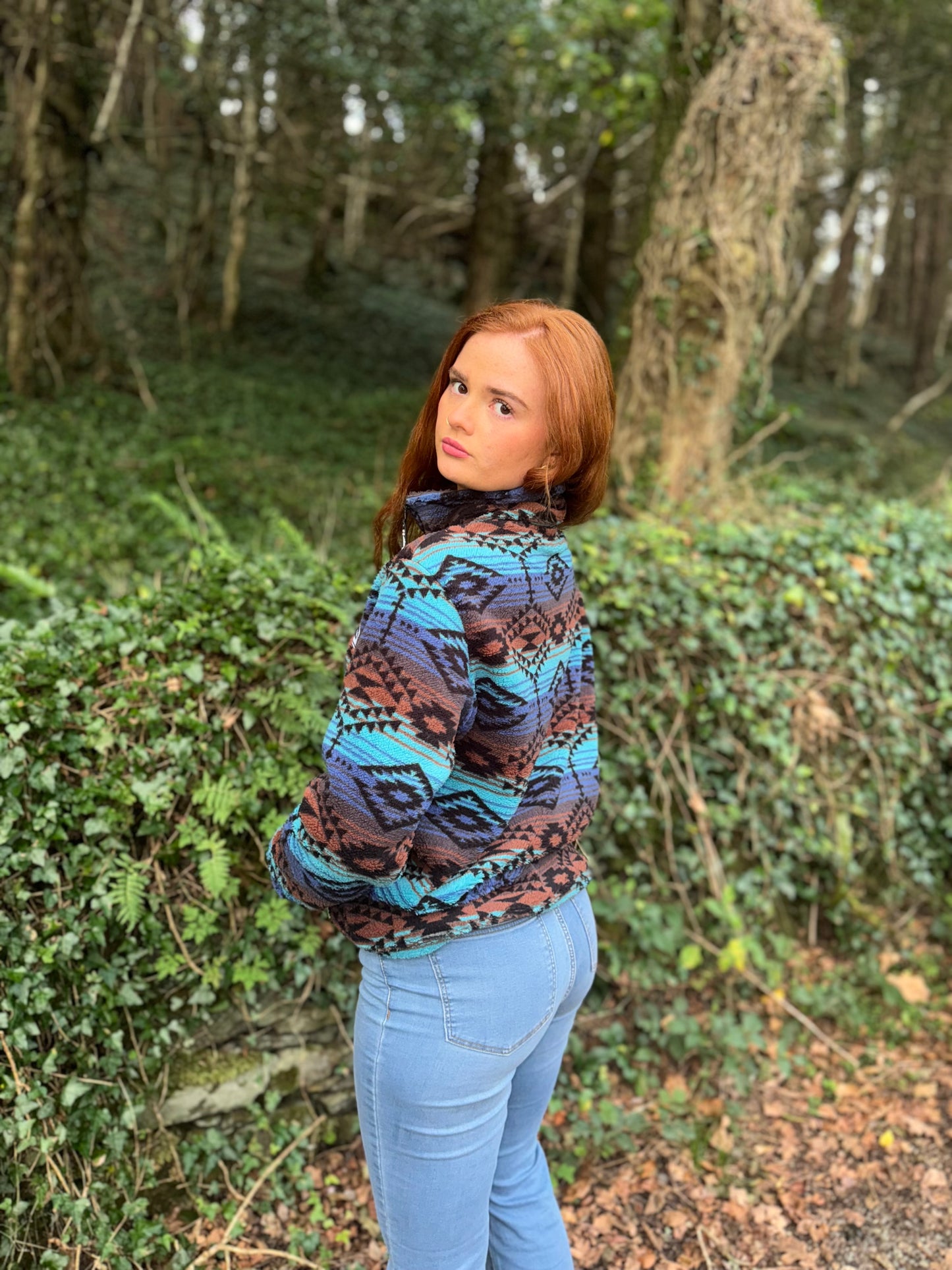 Evie Winter fleece with pockets and drawstring *ultra, ultra soft*