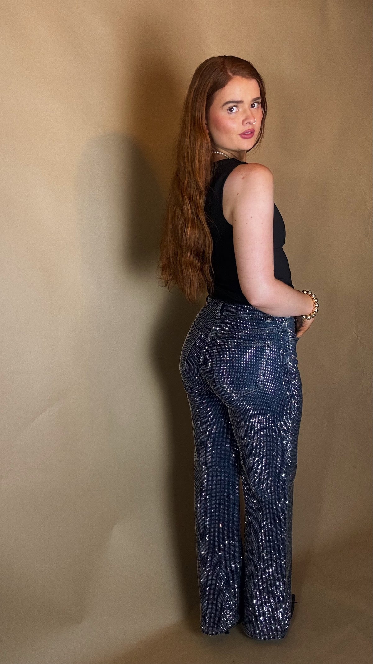 Winnie Diamonte EmbeddedSuper Stretch Jeans.