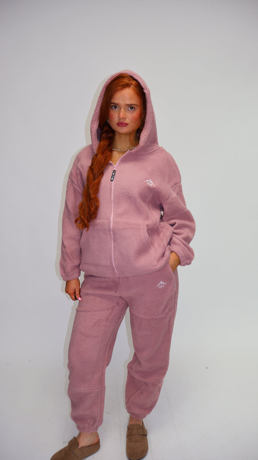 Laila Lavender Fleece Teddy Bear Set