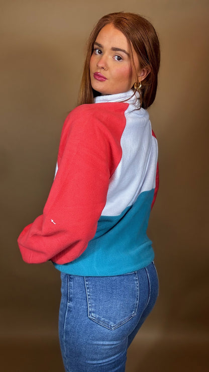 Maeve Balloon sleeve 3 pocket & draw string fleece fleece limited edition *size down*