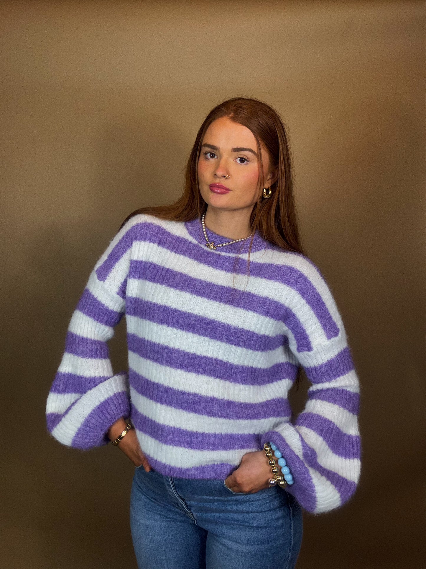 Jenna Knitwear. ULTRA Balloon sleeve. Made in Italy