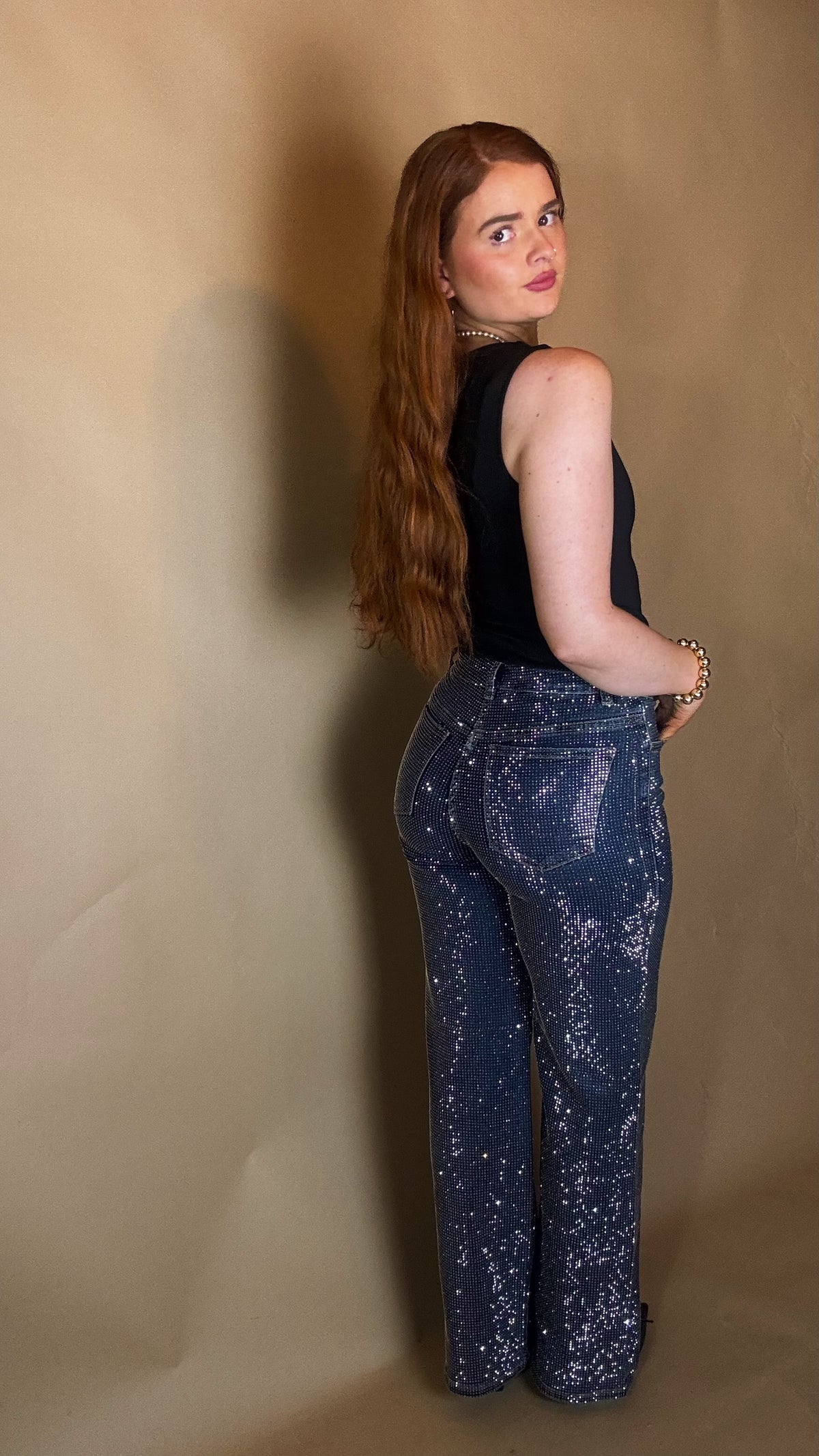 Winnie Diamonte EmbeddedSuper Stretch Jeans.
