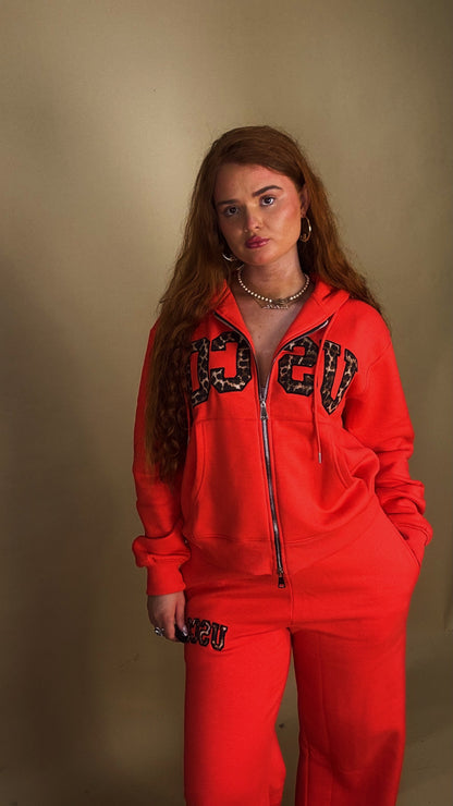 Baywatch Red set Bex 80% cotton fleece line set
