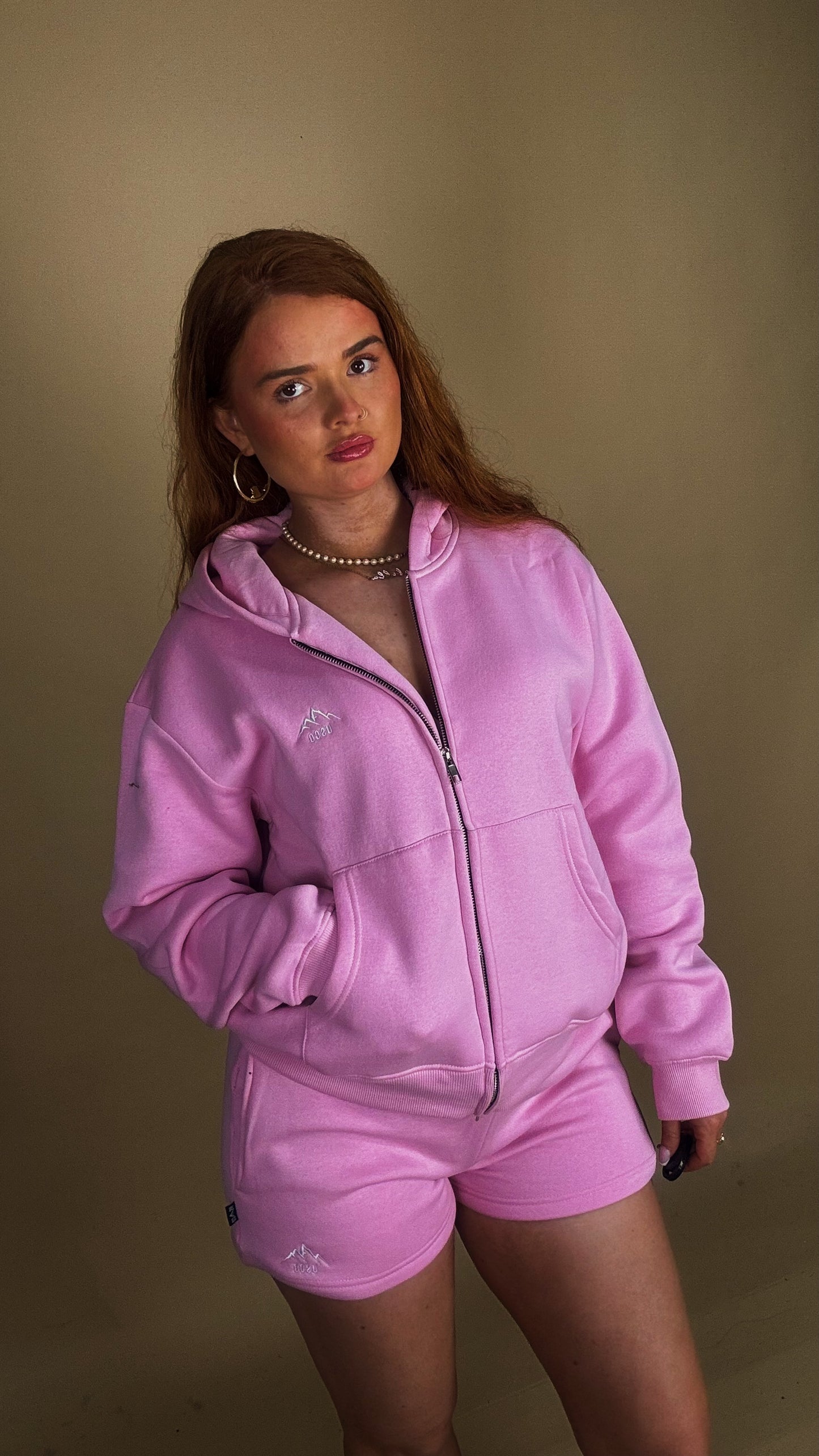 *shorts set* Presley 80% cotton fleece line set.