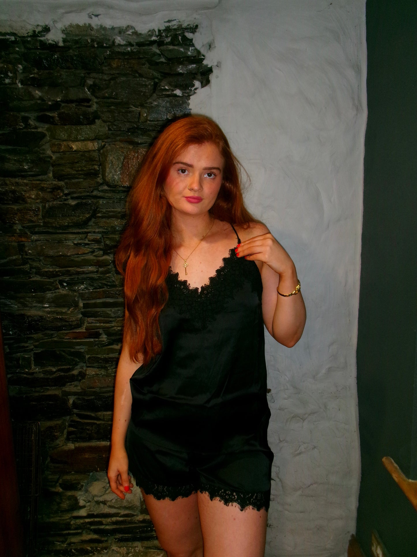 Chloé 2 piece Satin Nightwear