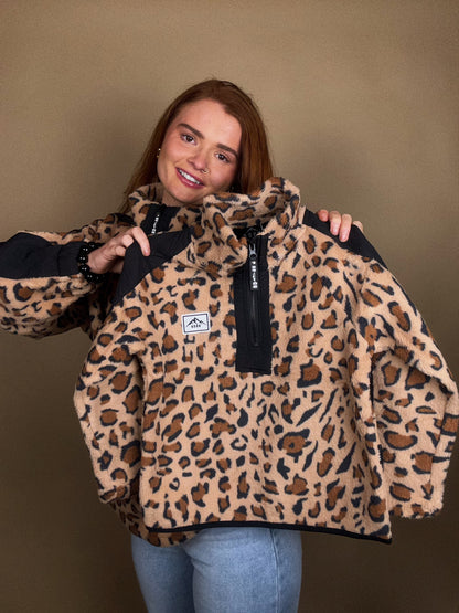 Sienna Leopard kids fleece SIZE UP