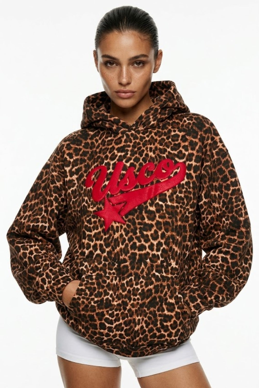 Heather 80% cotton hoodie
