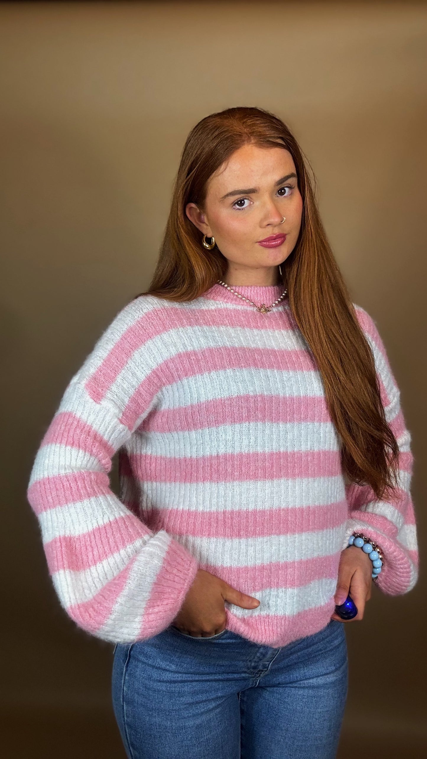 Saoirse Knitwear. ULTRA Balloon sleeve. Made in Italy