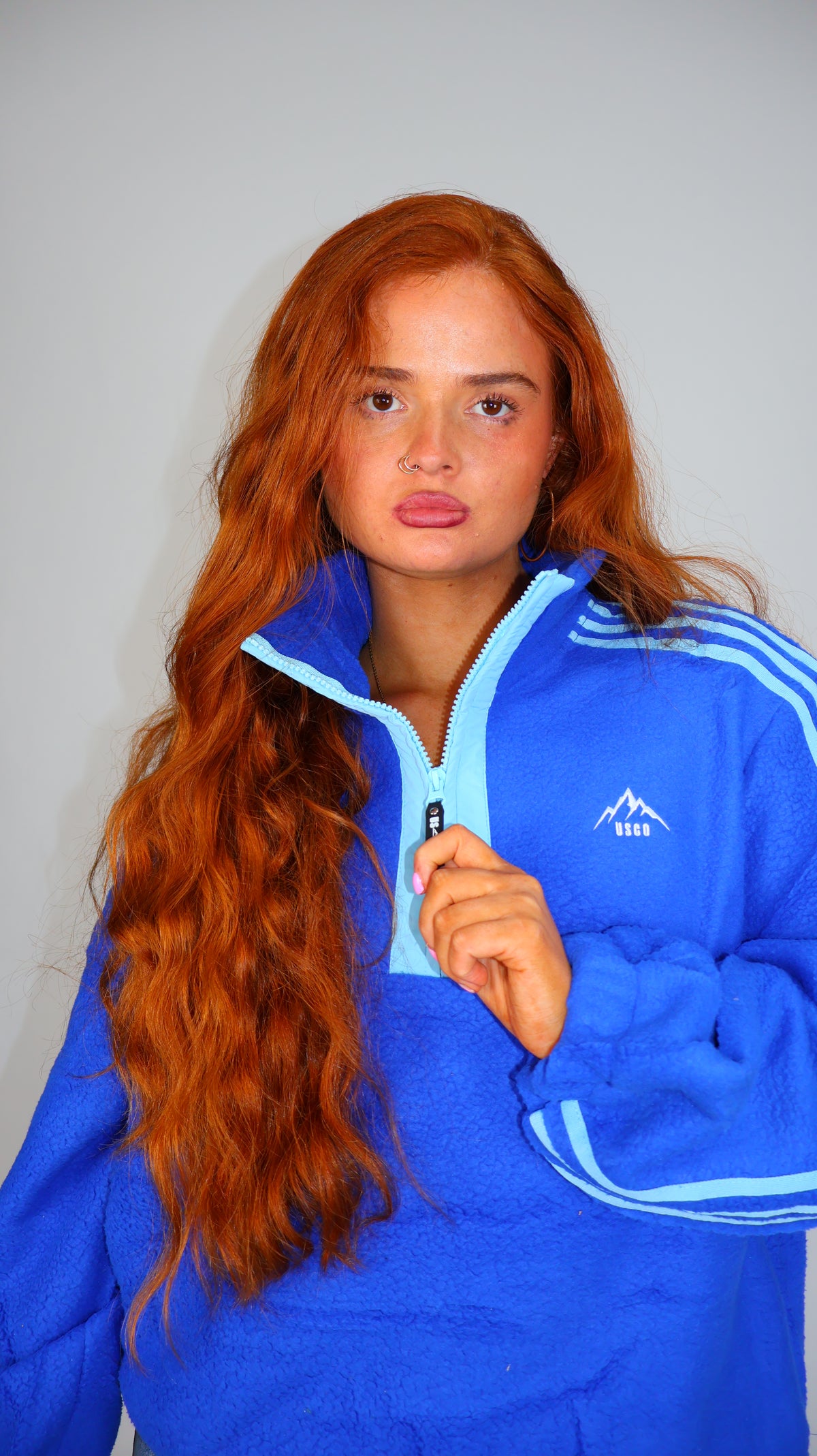 Bonnie Oversized Fleece. Drawstring + pockets