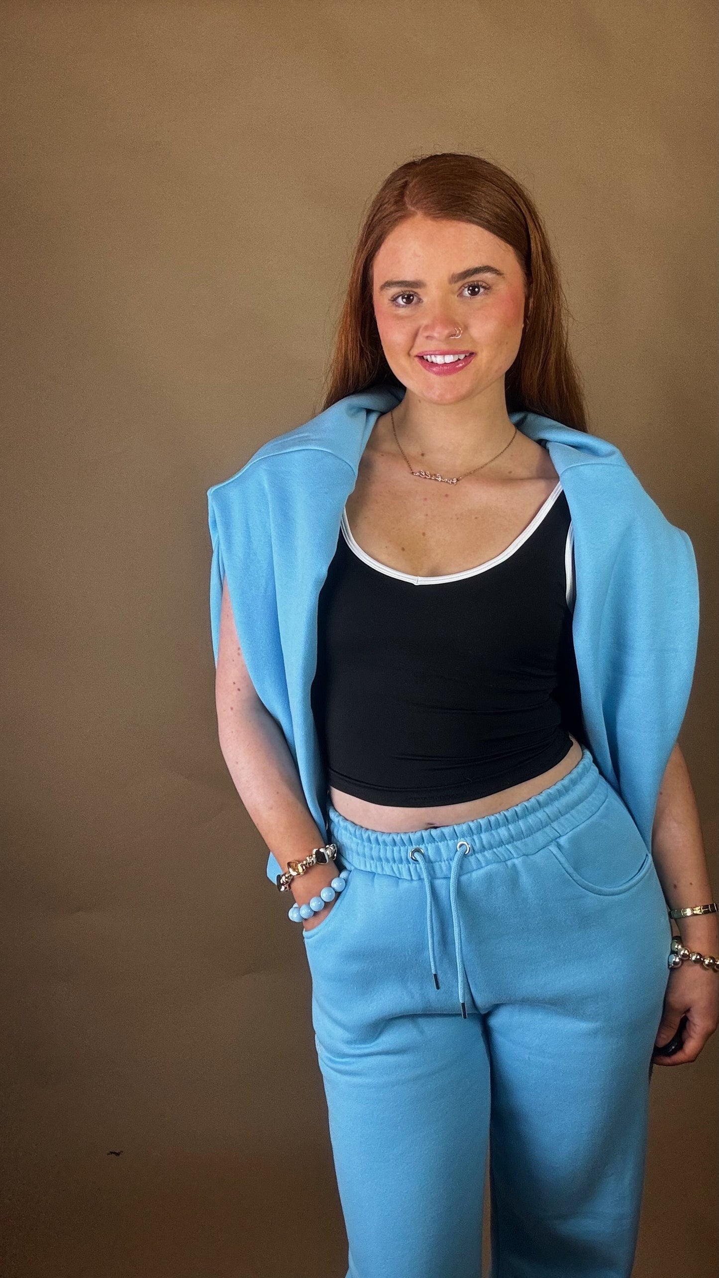 Pia 80% cotton SET *oversize hoodie* size down