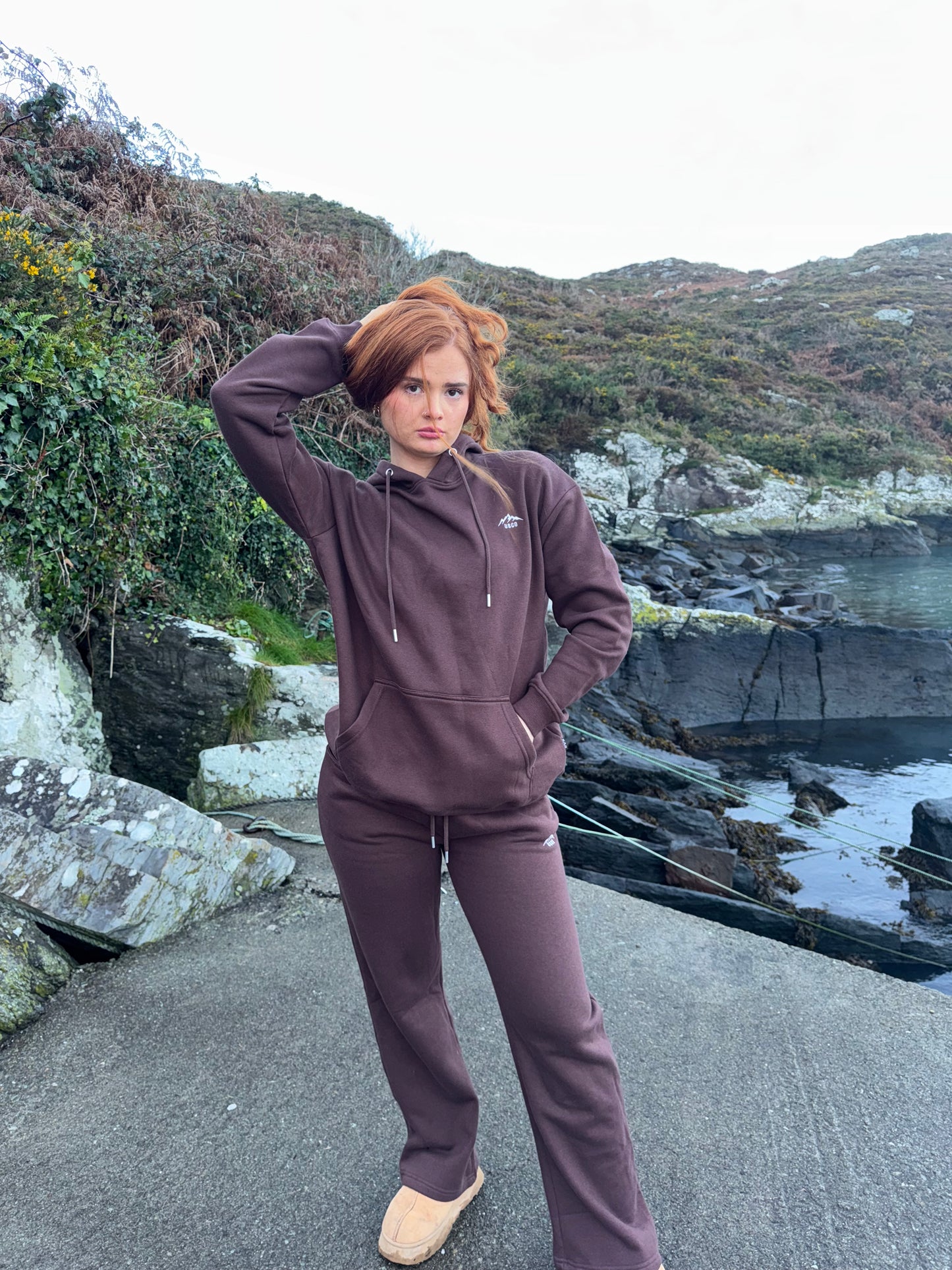Blair Brown 80% cotton fleece line set