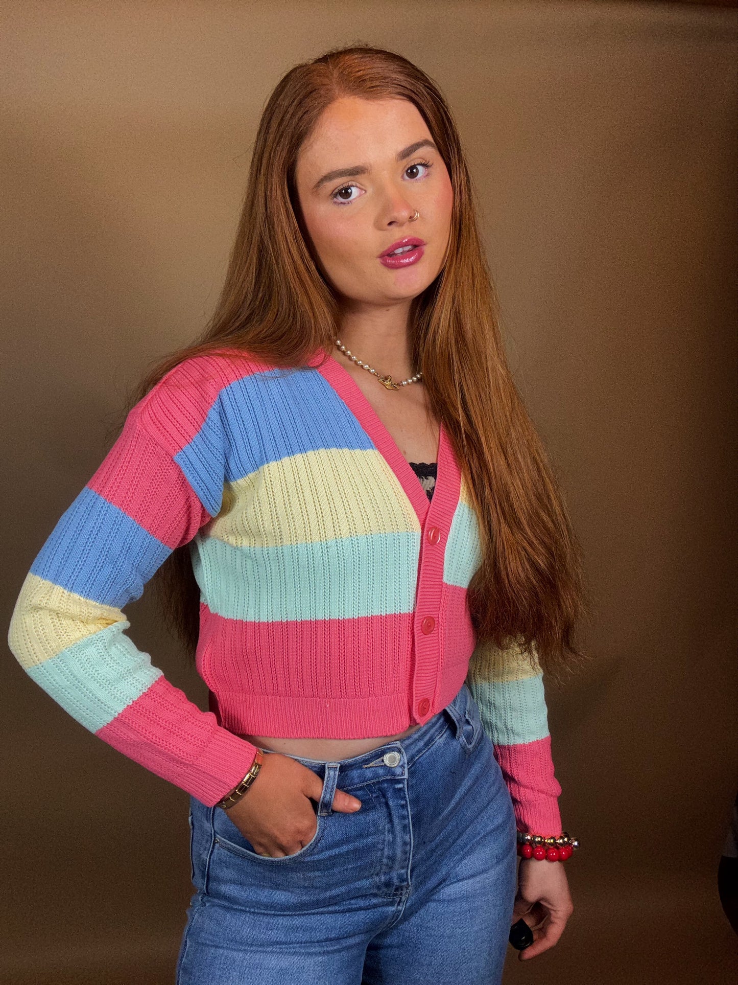 Rita Rainbow Cardigan