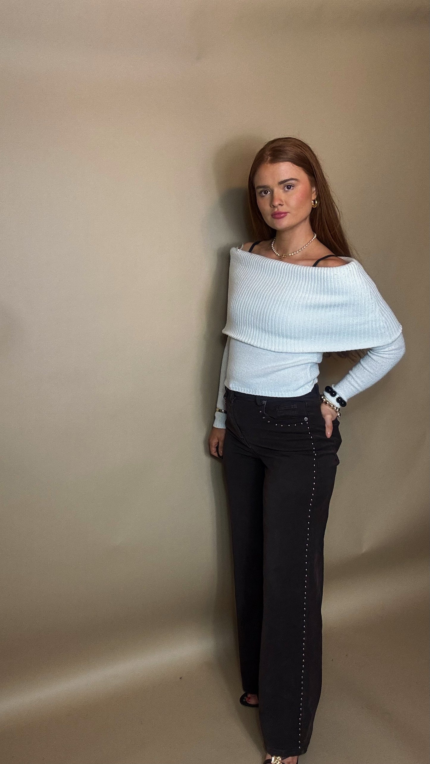 Chloe Brown STUD SUPER STRETCH JEANS 2.0