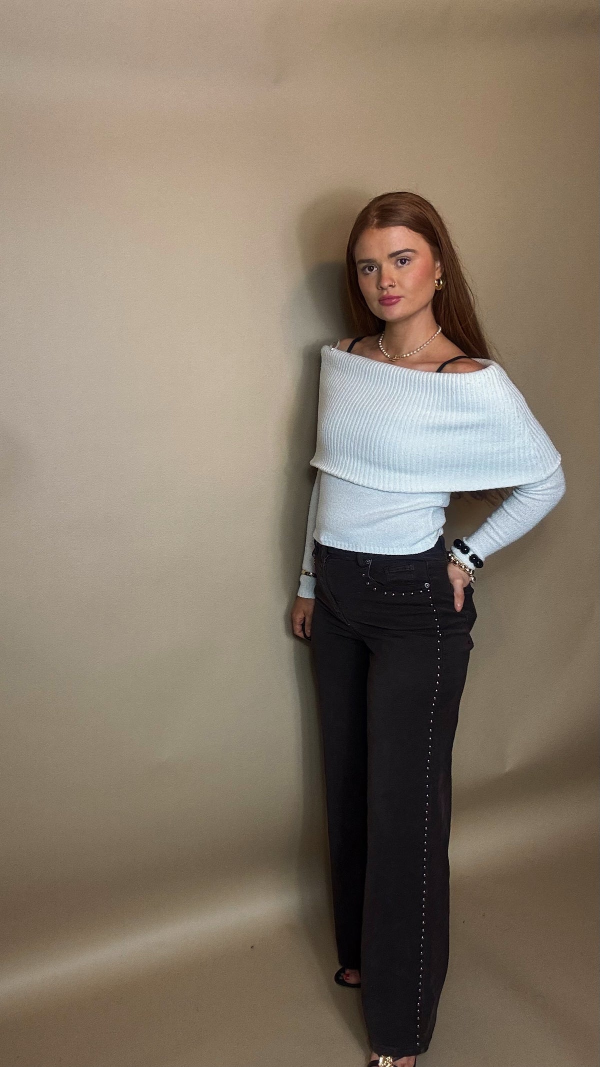 Chloe Brown STUD SUPER STRETCH JEANS 2.0