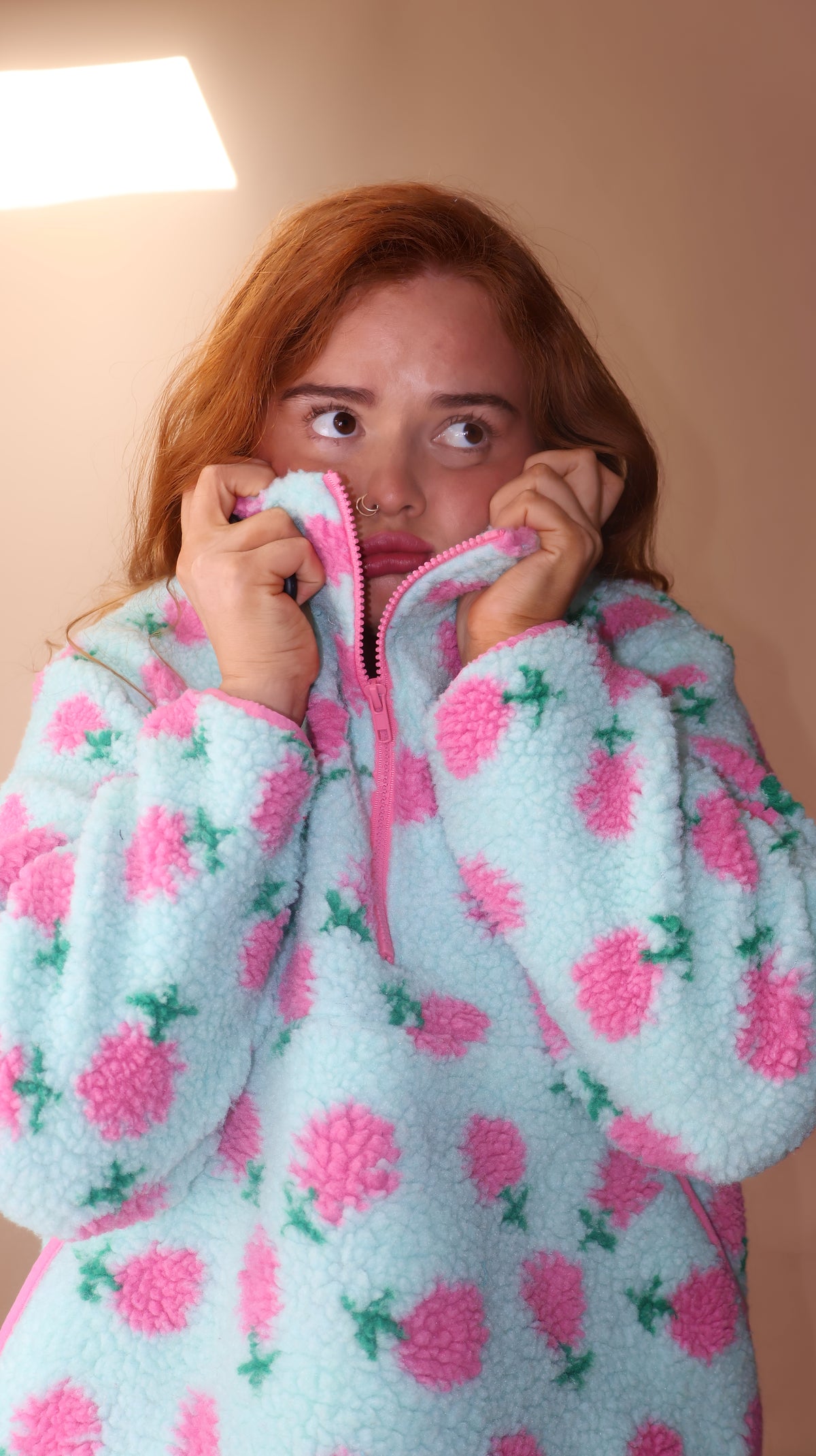 ONE OFF DROP. Peaches KML Limited Edition Fleece. Drawstring & Pockets *Thermal fleece-more dense finish on the inside