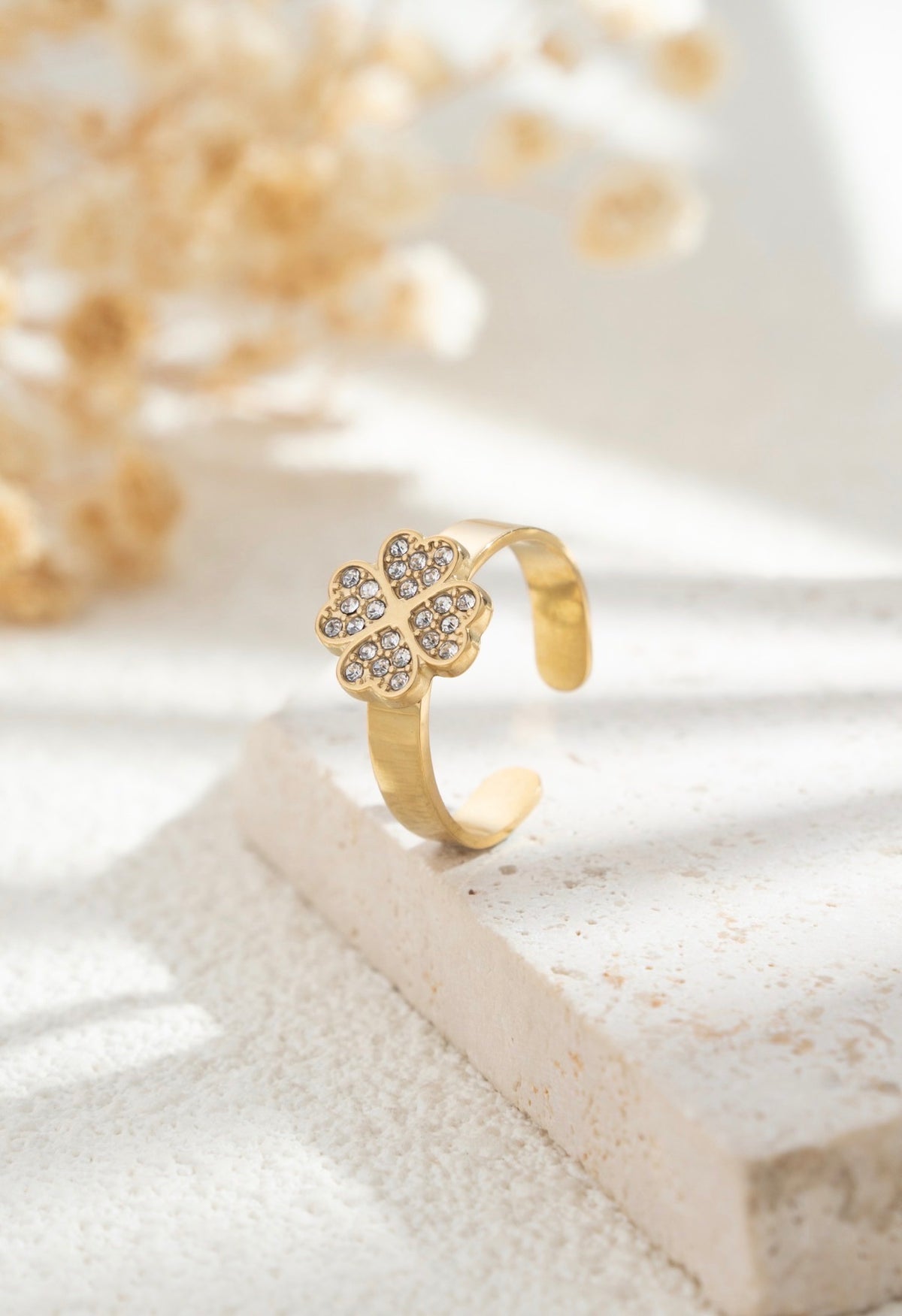 Four Leaf Clover Ring