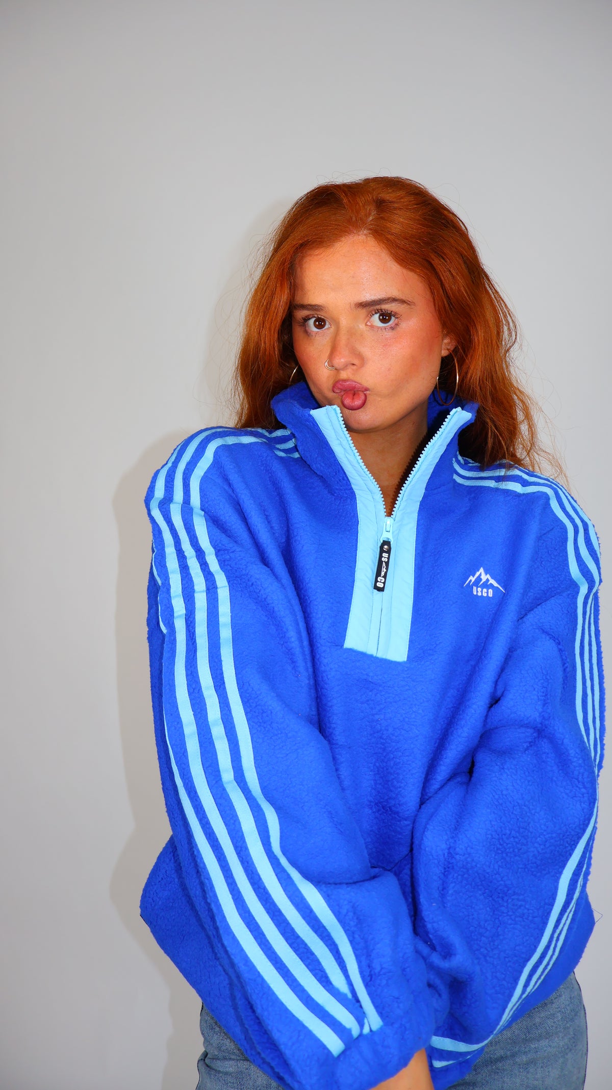 Bonnie Oversized Fleece. Drawstring + pockets