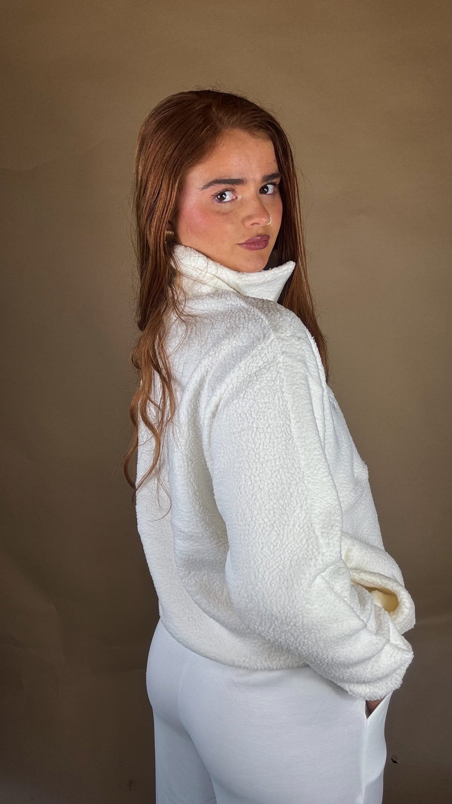 Isla Half Zip + pockets + drawstring