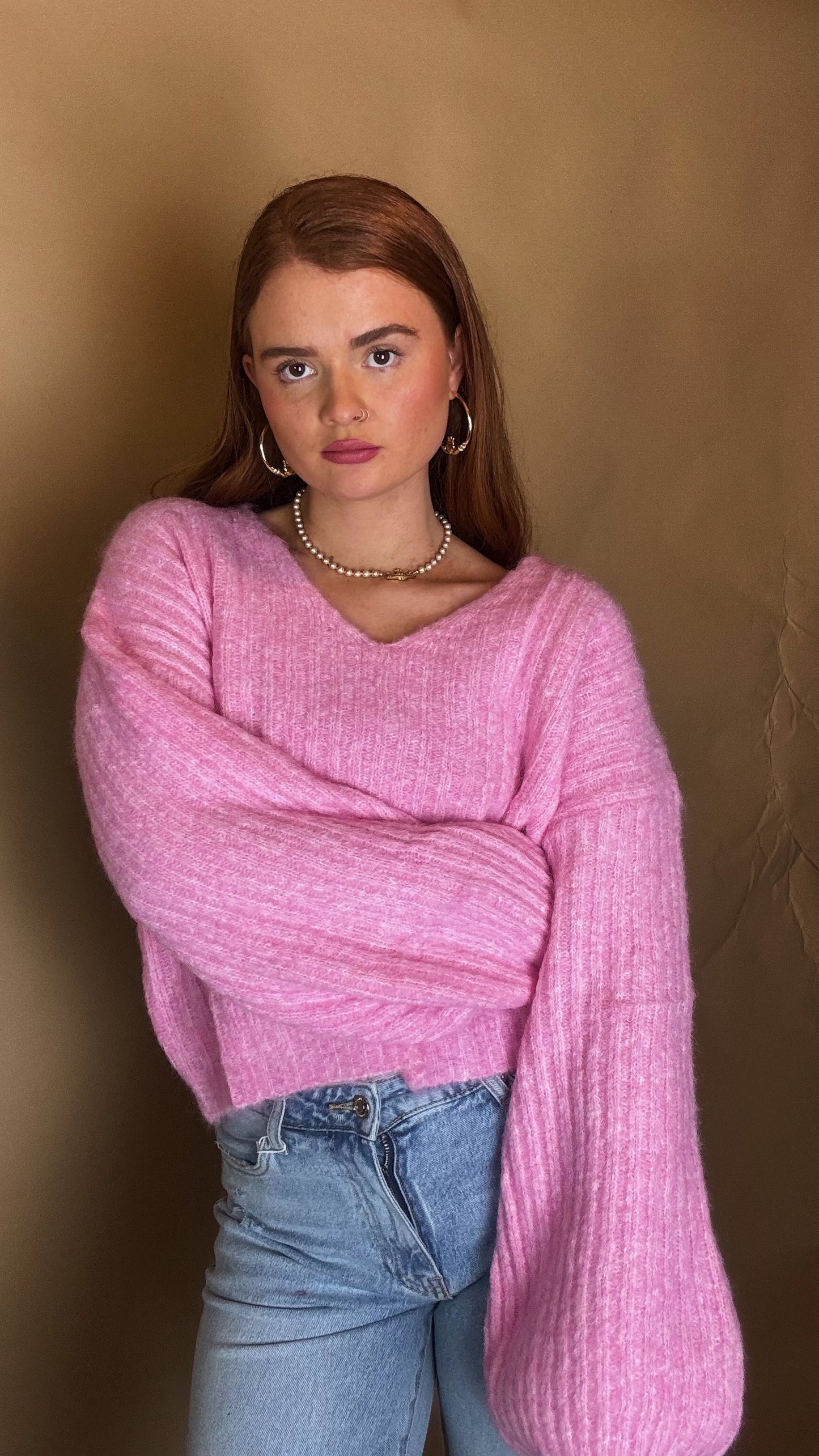 Kayleigh Balloon Sleeve Knit